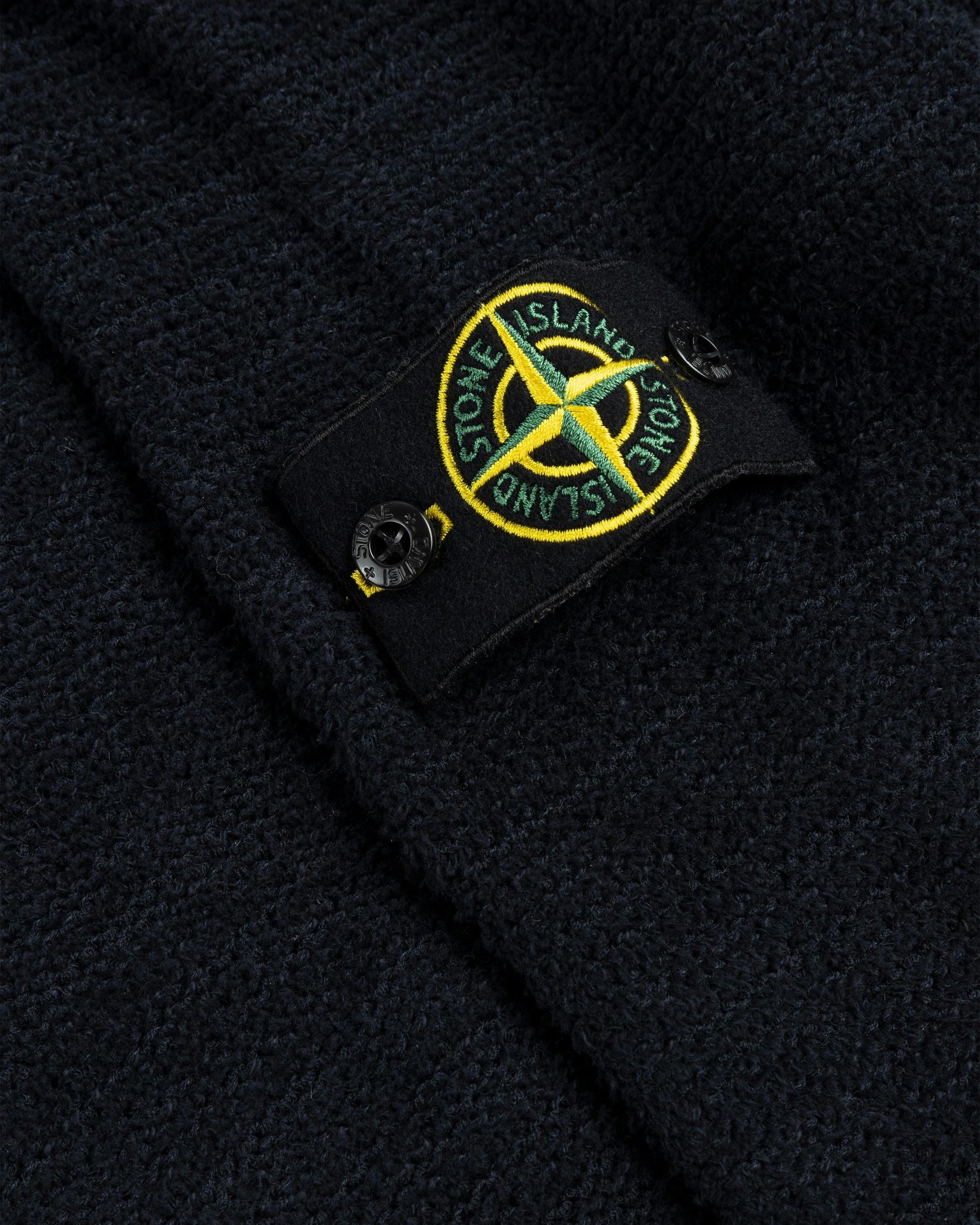 Stone Island - Cotton Crewneck Sweater Navy Blue - Clothing - Blue - Image 4