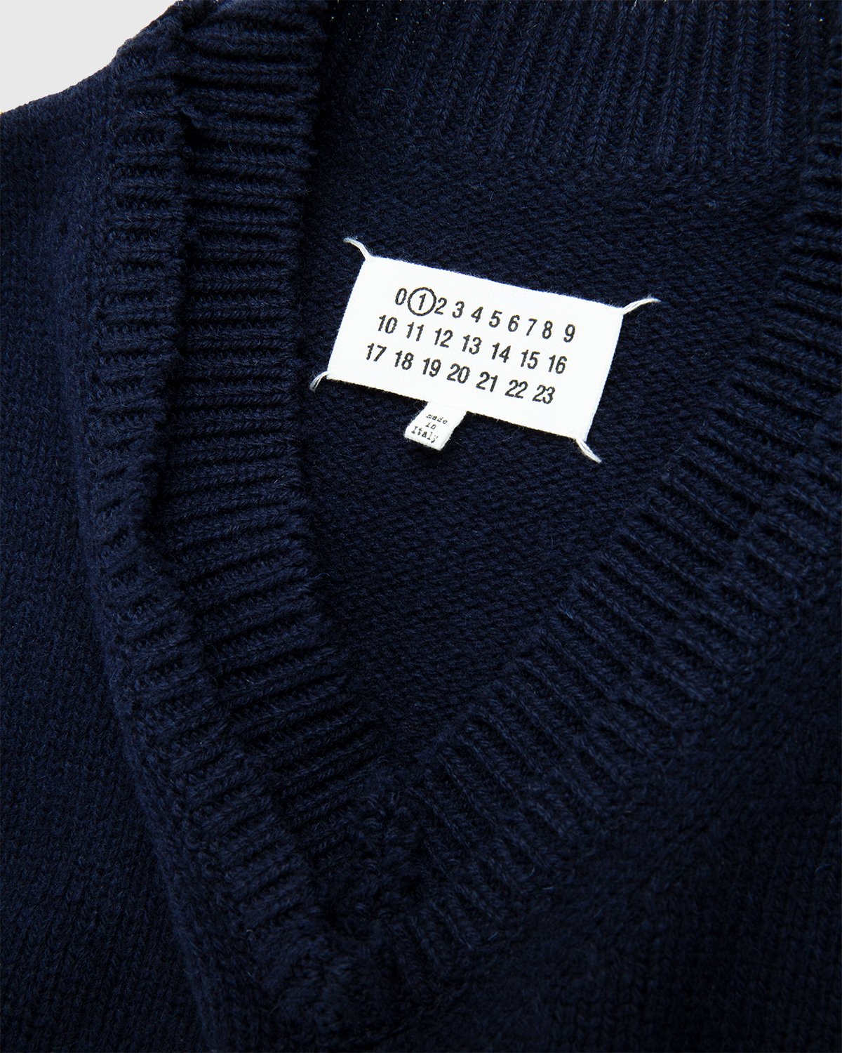 Maison Margiela - Sweater Navy - Clothing - Blue - Image 3