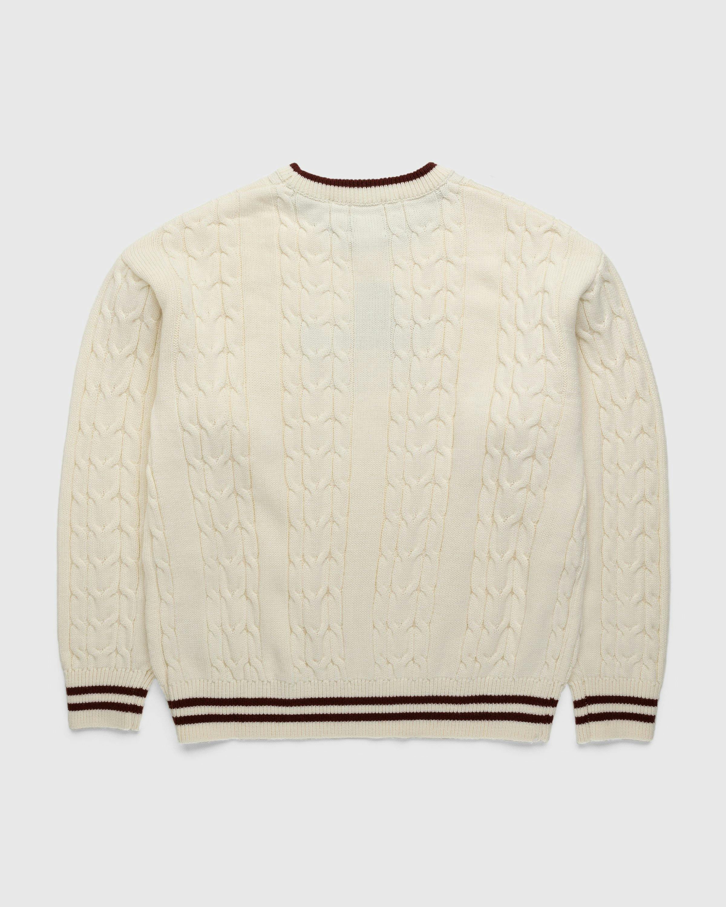 Patta - Premium Cable Knitted Sweater Vanilla Ice - Clothing - White - Image 2