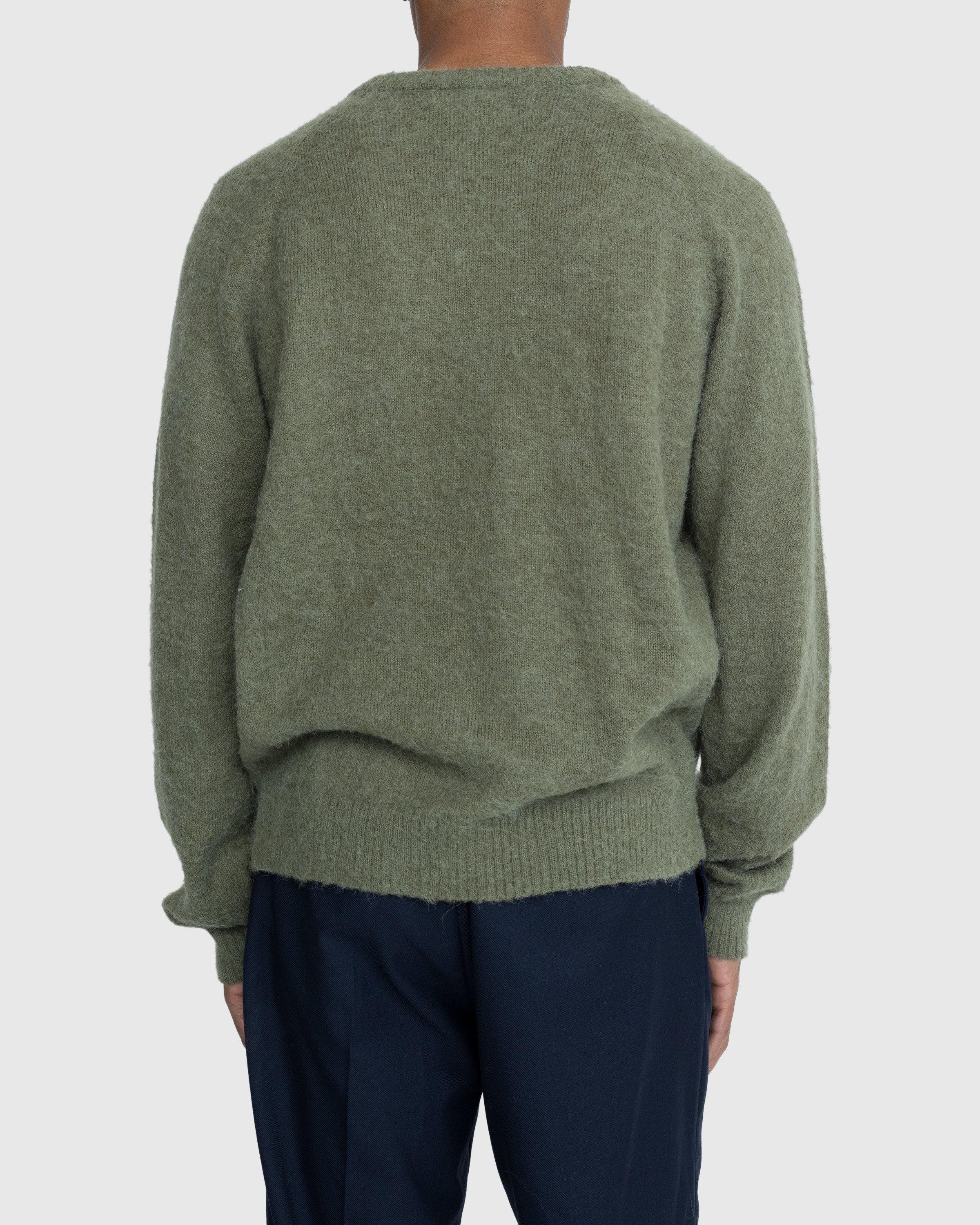 Highsnobiety - Alpaca Raglan Sweater Dark Green - Clothing - Green - Image 3