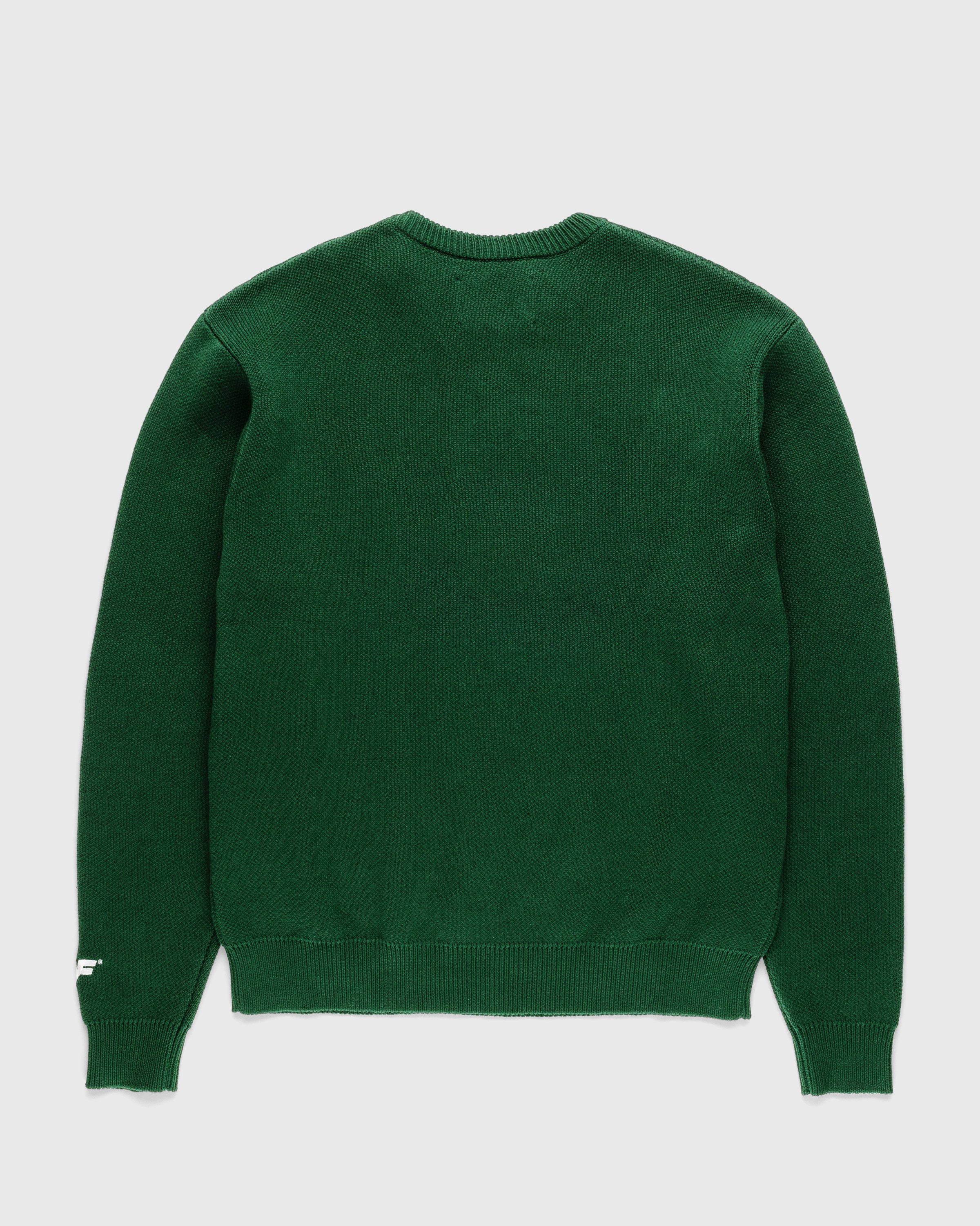 RUF x Highsnobiety - Knitted Crewneck Sweater Green - Clothing - Green - Image 2