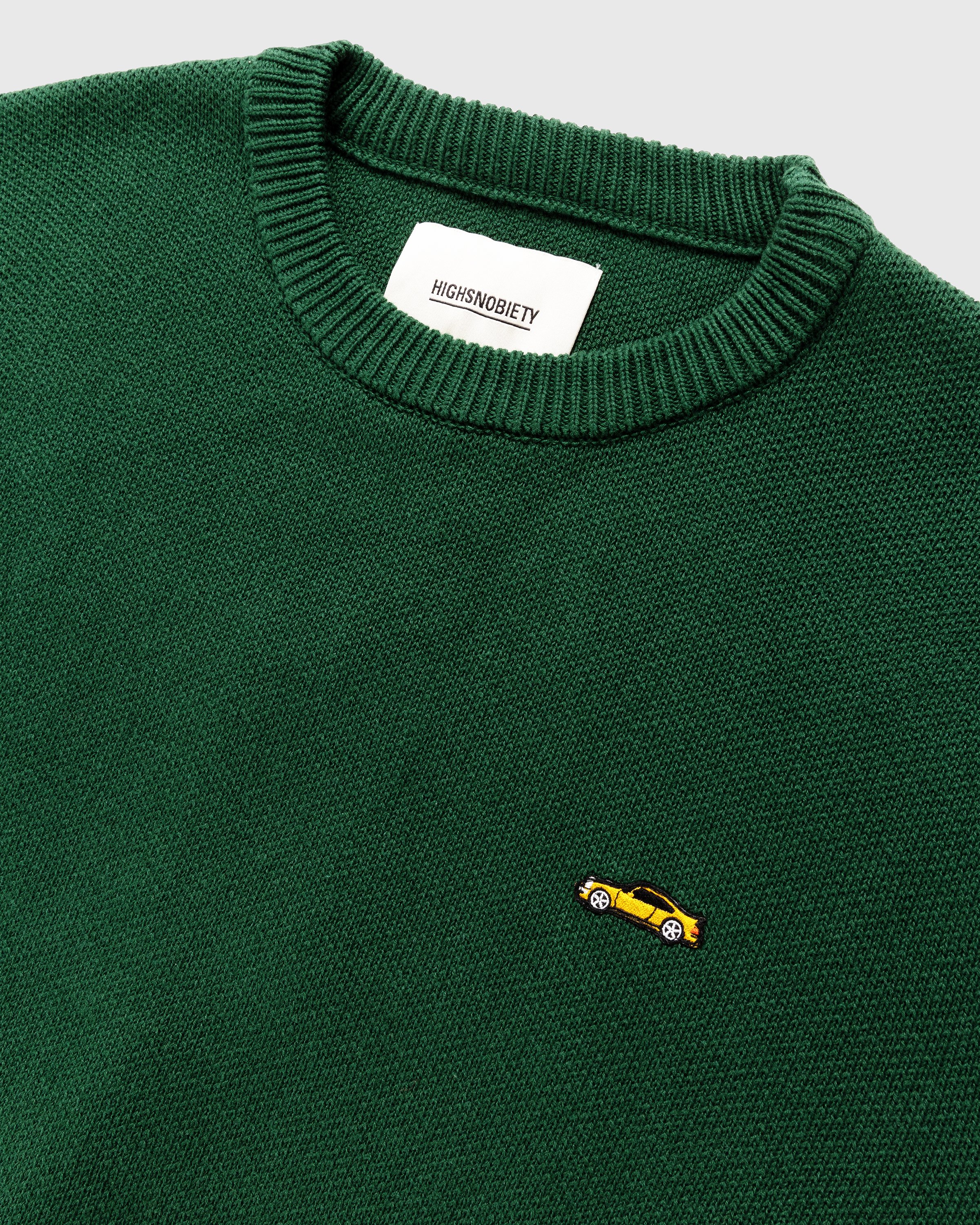 RUF x Highsnobiety - Knitted Crewneck Sweater Green - Clothing - Green - Image 5
