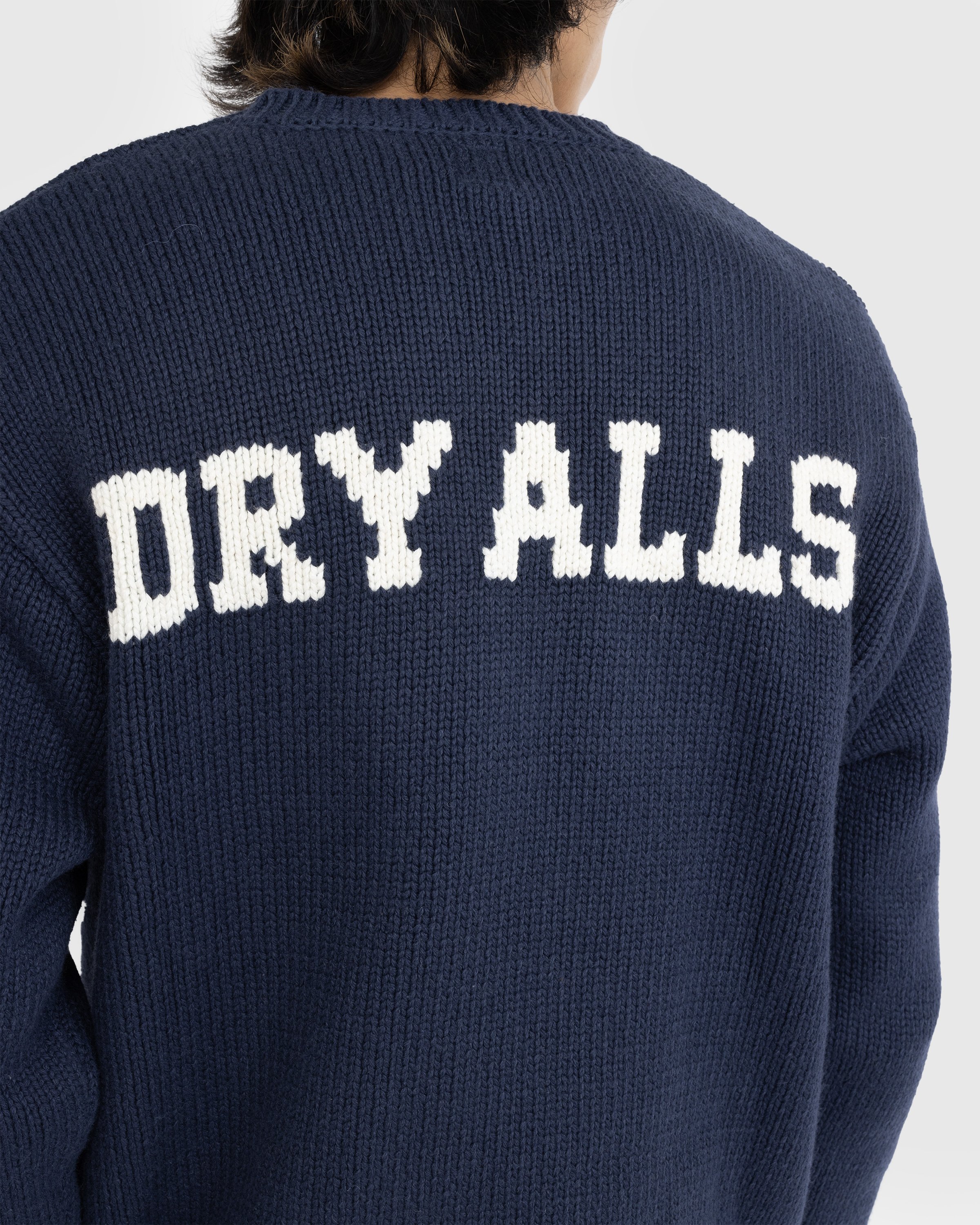 Human Made - Dachs Knit Sweater Navy - Clothing - Blue - Image 7