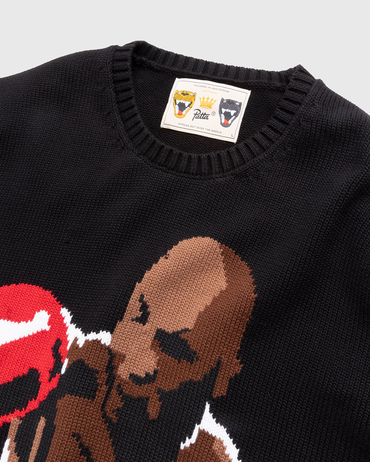 Patta - Boxer Knitted Sweater - Clothing - Black - Image 3