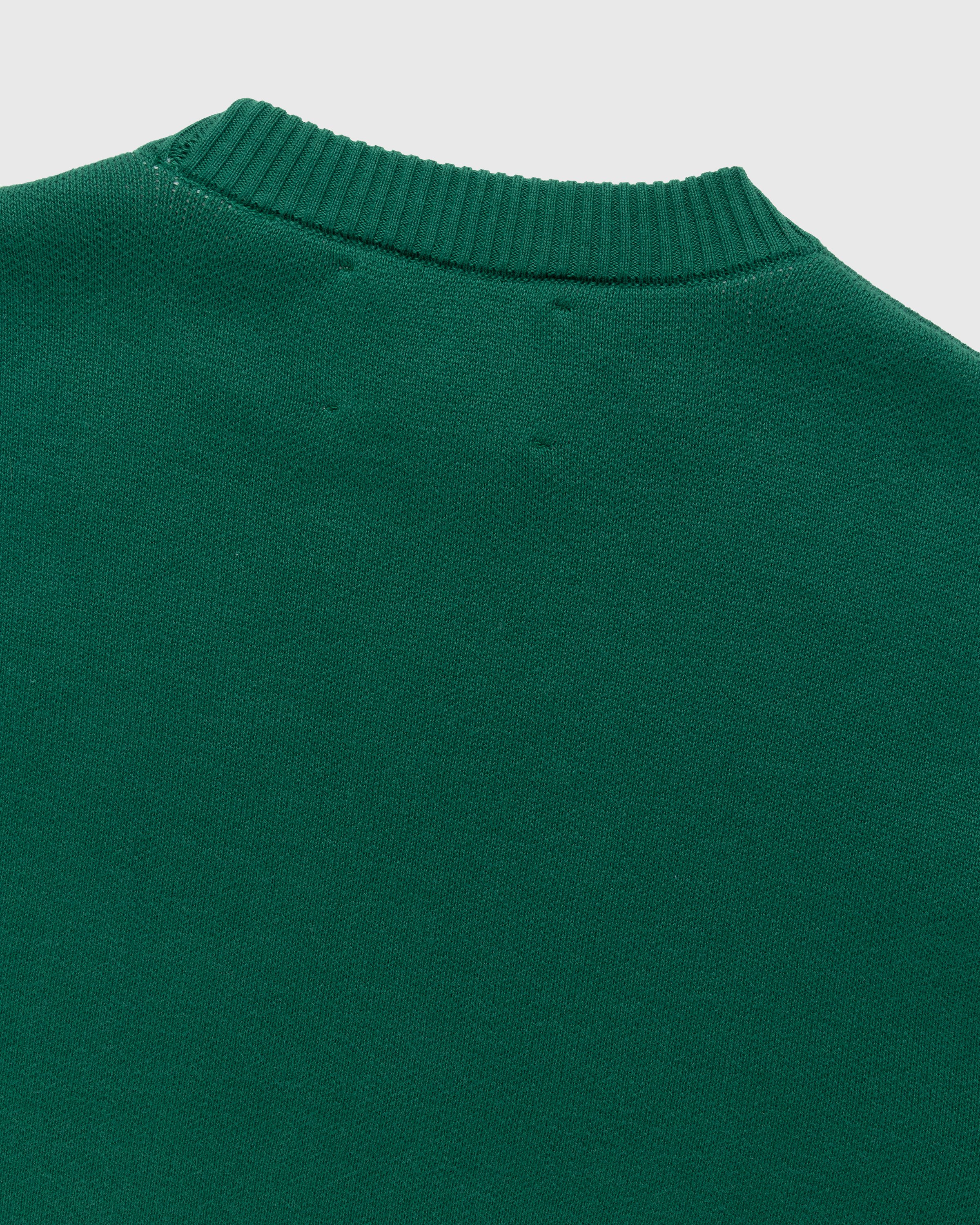 Highsnobiety - Not In Paris 4 Knitted Crewneck Sweater Green - Clothing - Green - Image 5