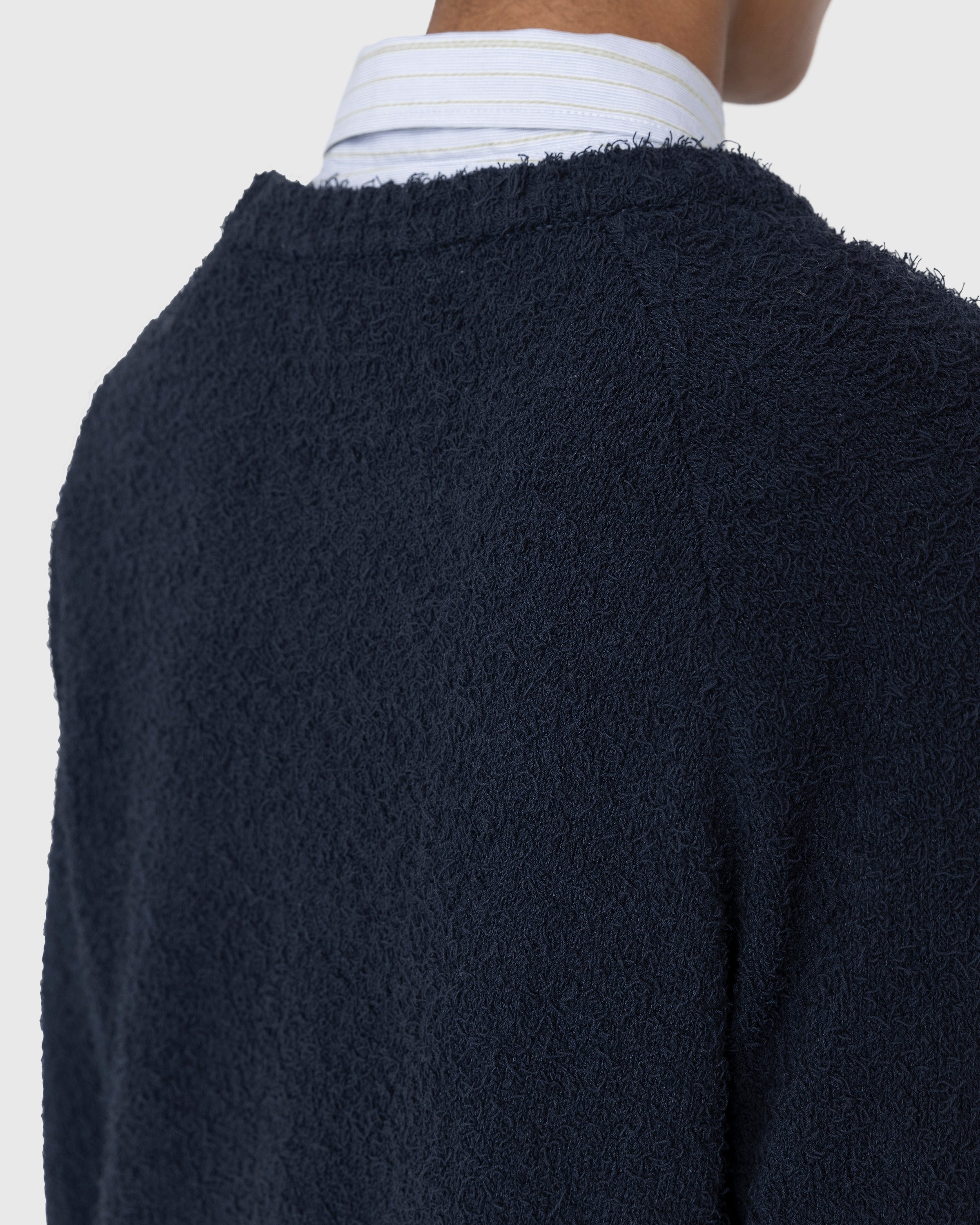 Highsnobiety - Raglan Crewneck Sweater Black - Clothing - Black - Image 5