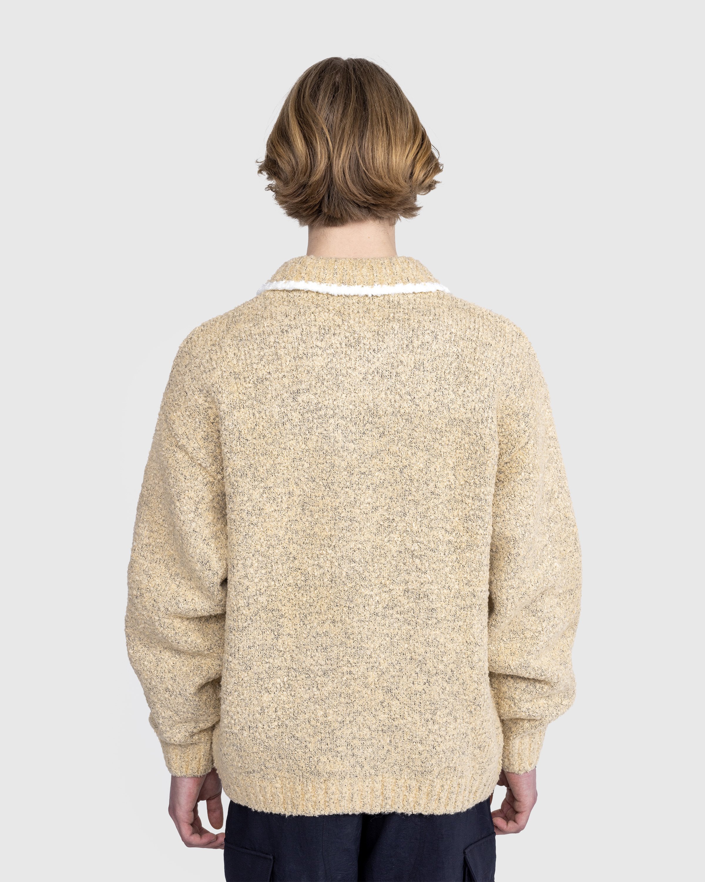 Patta - Argyle Knitted Cardigan - Clothing - Brown - Image 3