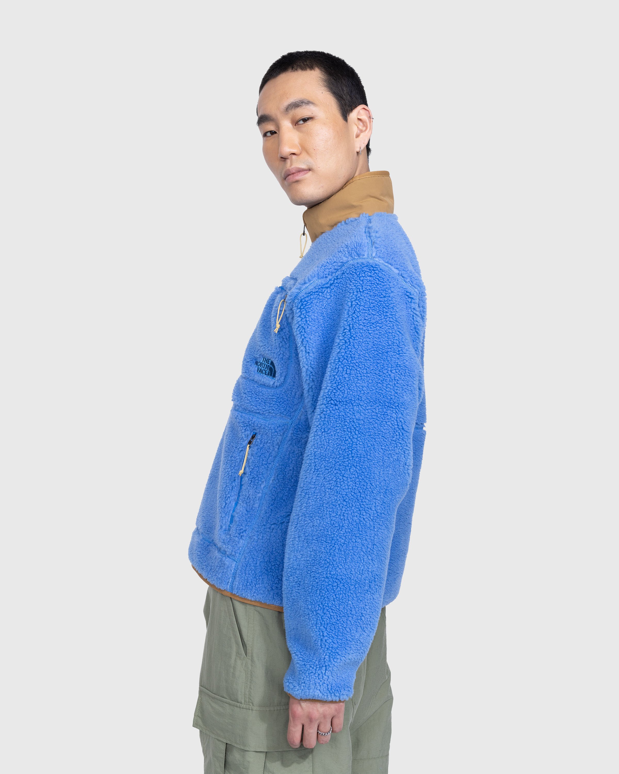 The North Face - Extreme Pile Pullover Super Sonic Blue/Utility Brown - Clothing - Blue - Image 2