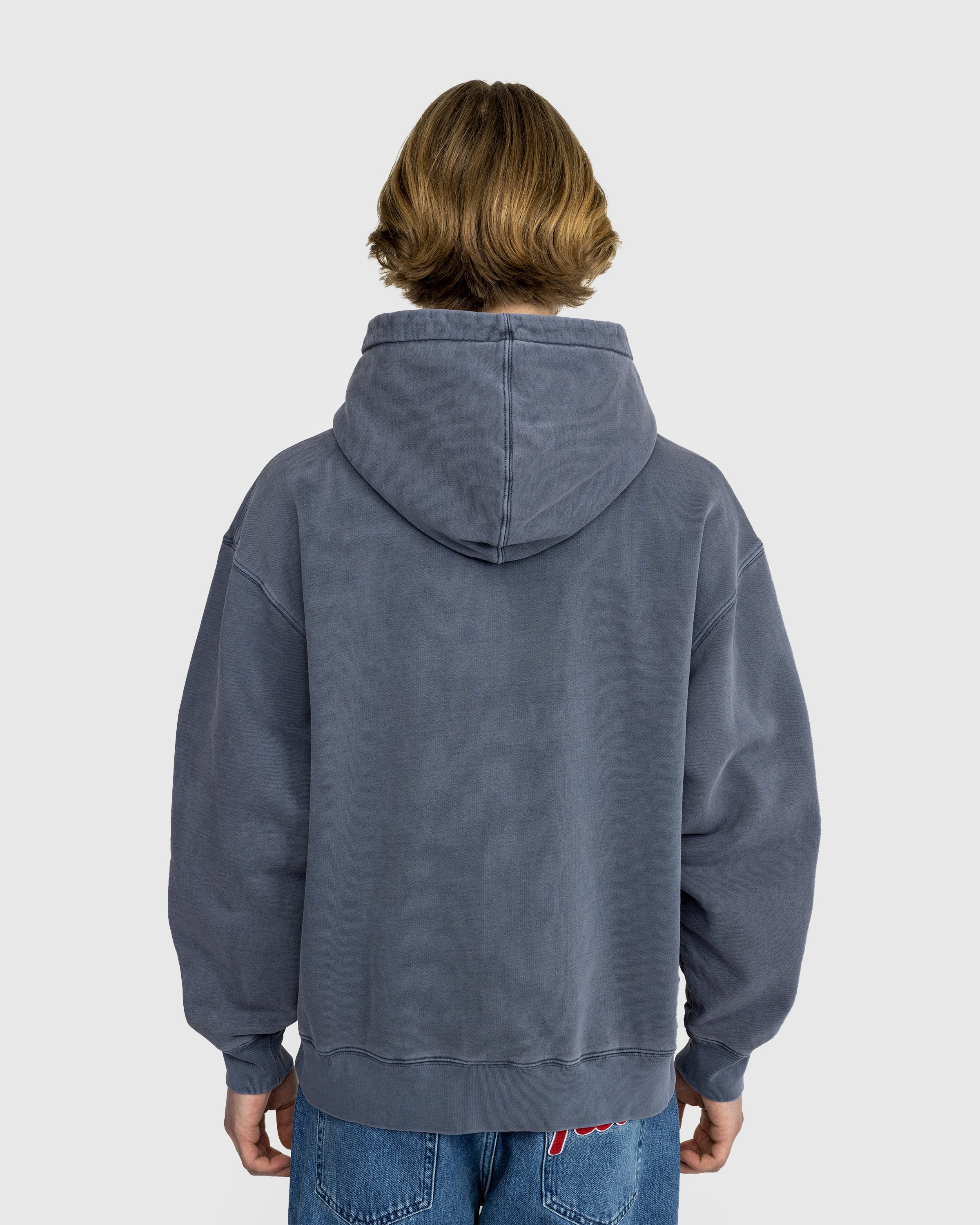 Patta - Basic Washed Boxy Hooded Sweater - Clothing - Grey - Image 3