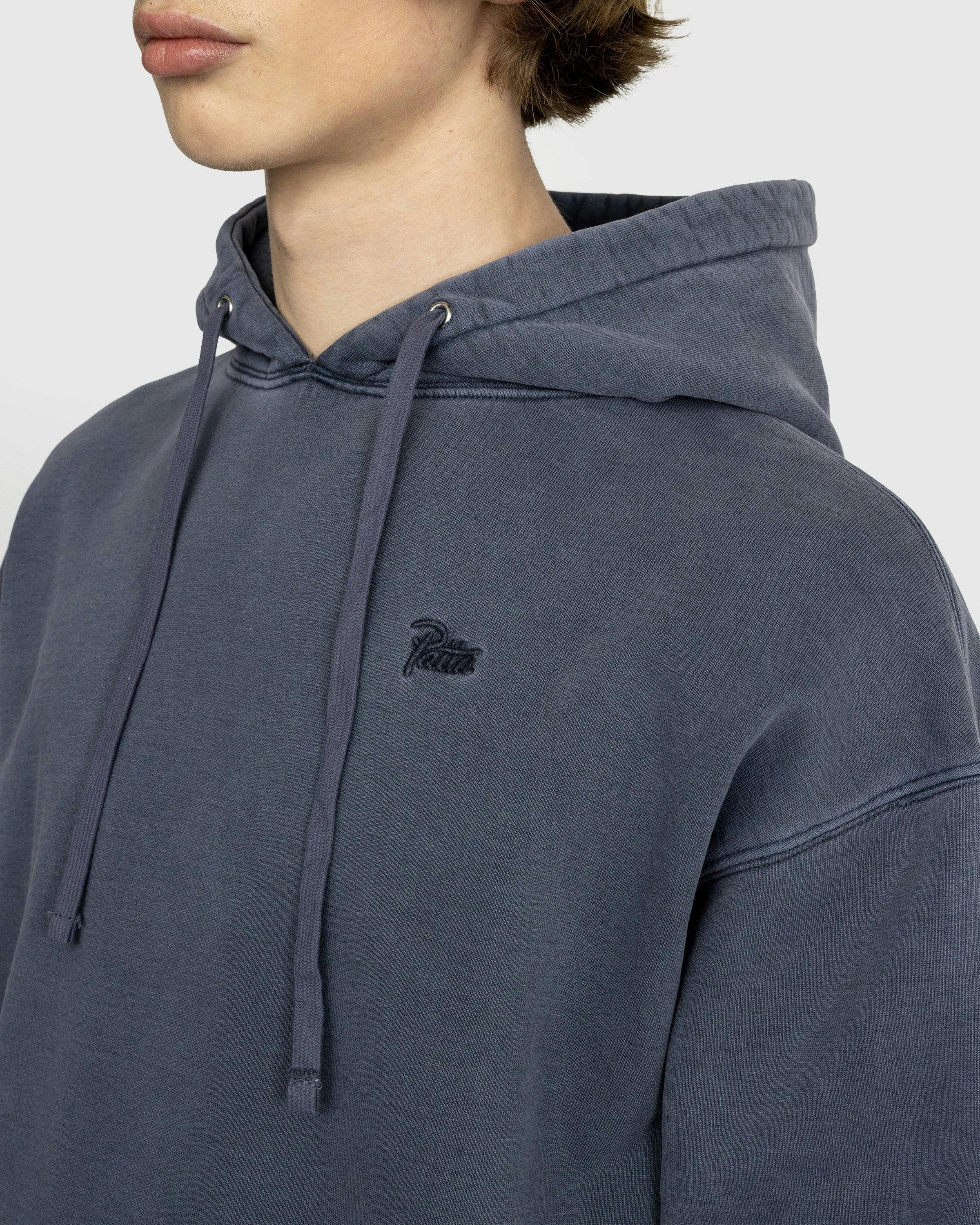 Patta - Basic Washed Boxy Hooded Sweater - Clothing - Grey - Image 5