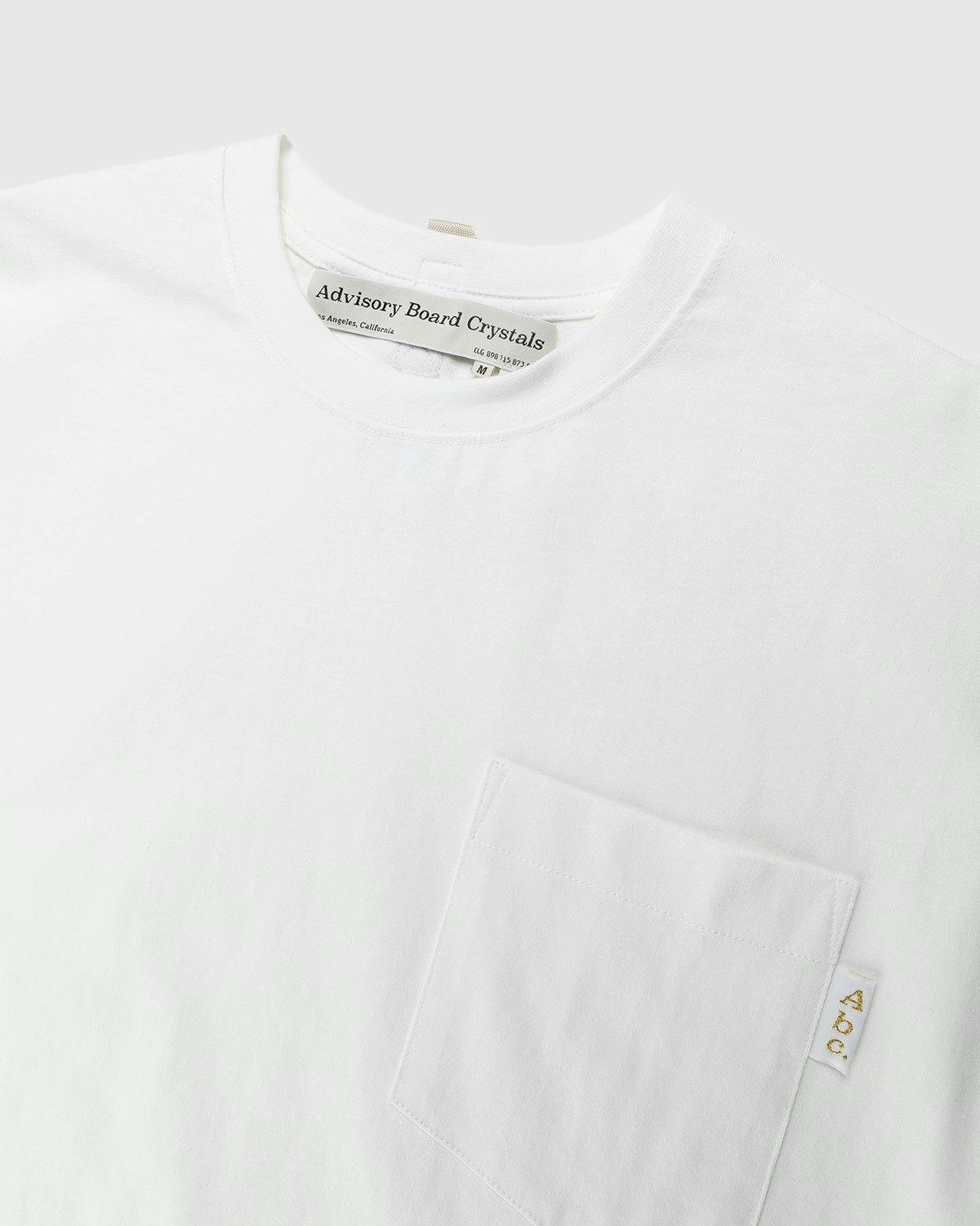 Abc. - Long Sleeve Pocket Tee Selenite - Clothing - White - Image 4