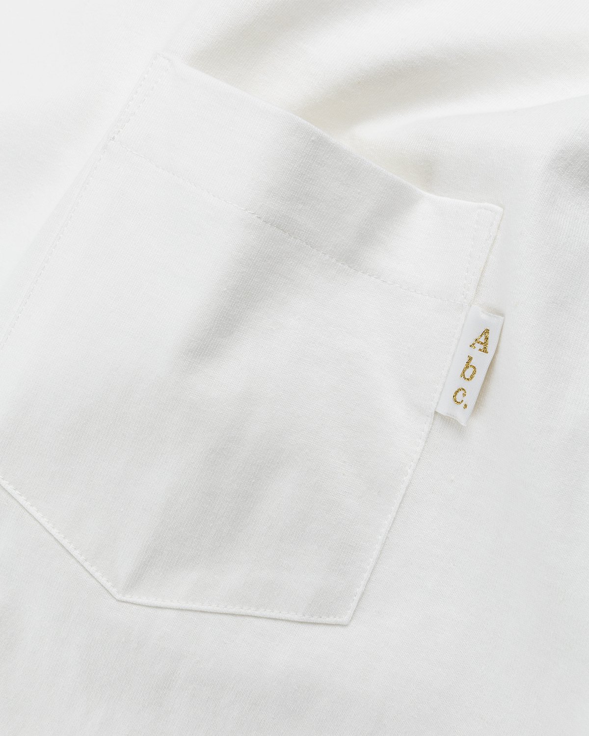 Abc. - Long Sleeve Pocket Tee Selenite - Clothing - White - Image 5