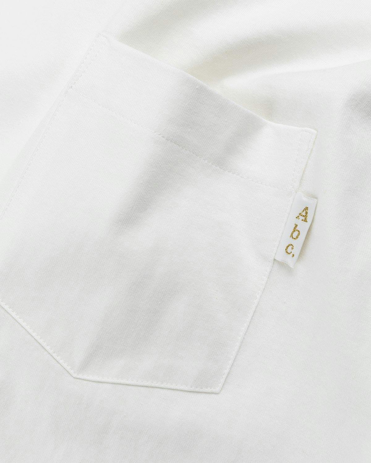 Abc. - Long Sleeve Pocket Tee Selenite - Clothing - White - Image 5