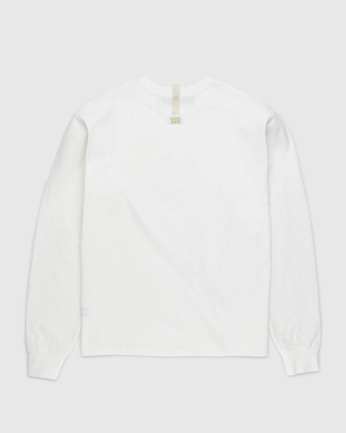 Abc. - Long Sleeve Pocket Tee Selenite - Clothing - White - Image 2