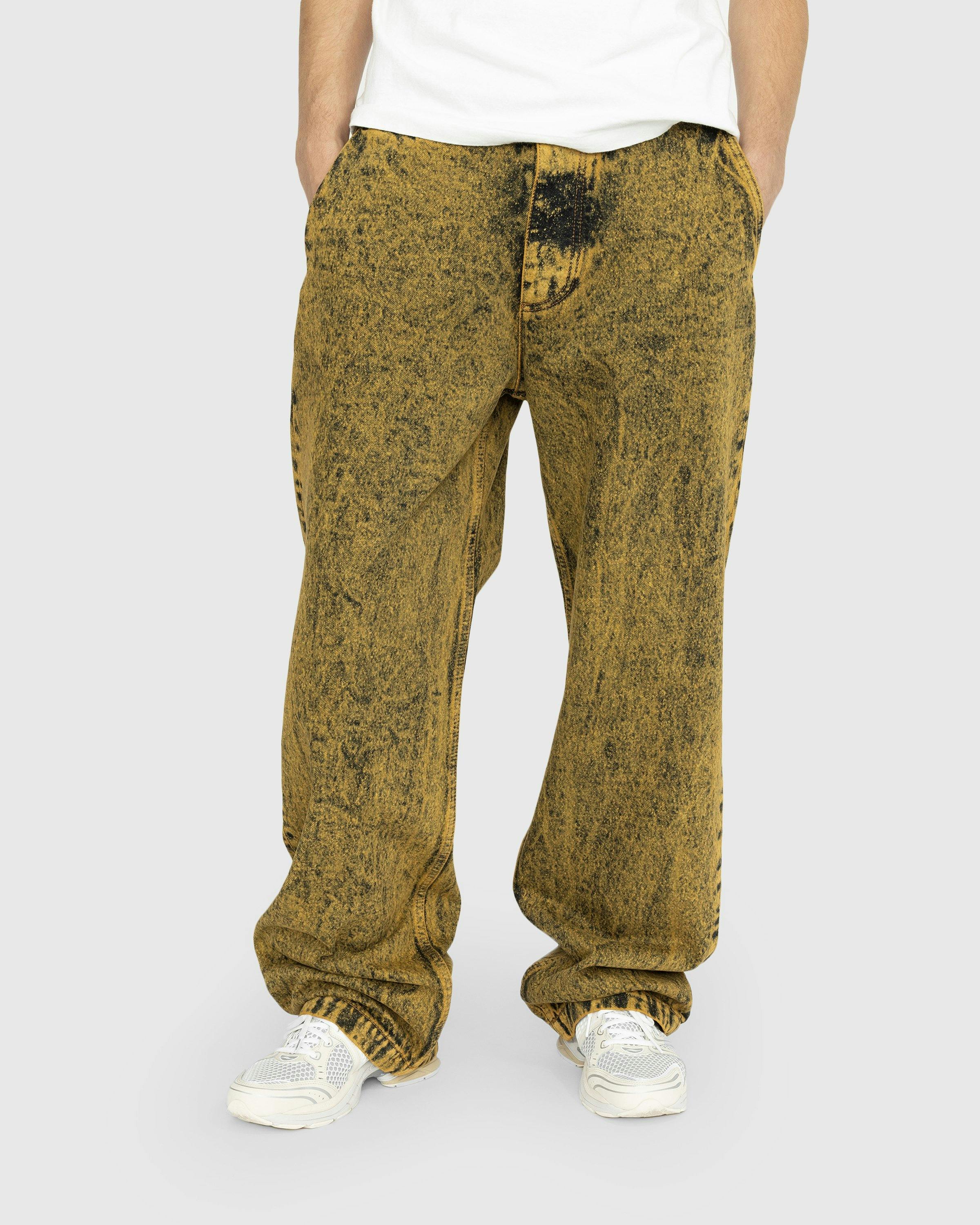 Marni - Marble-Dyed Trousers Maize - Clothing - Brown - Image 2