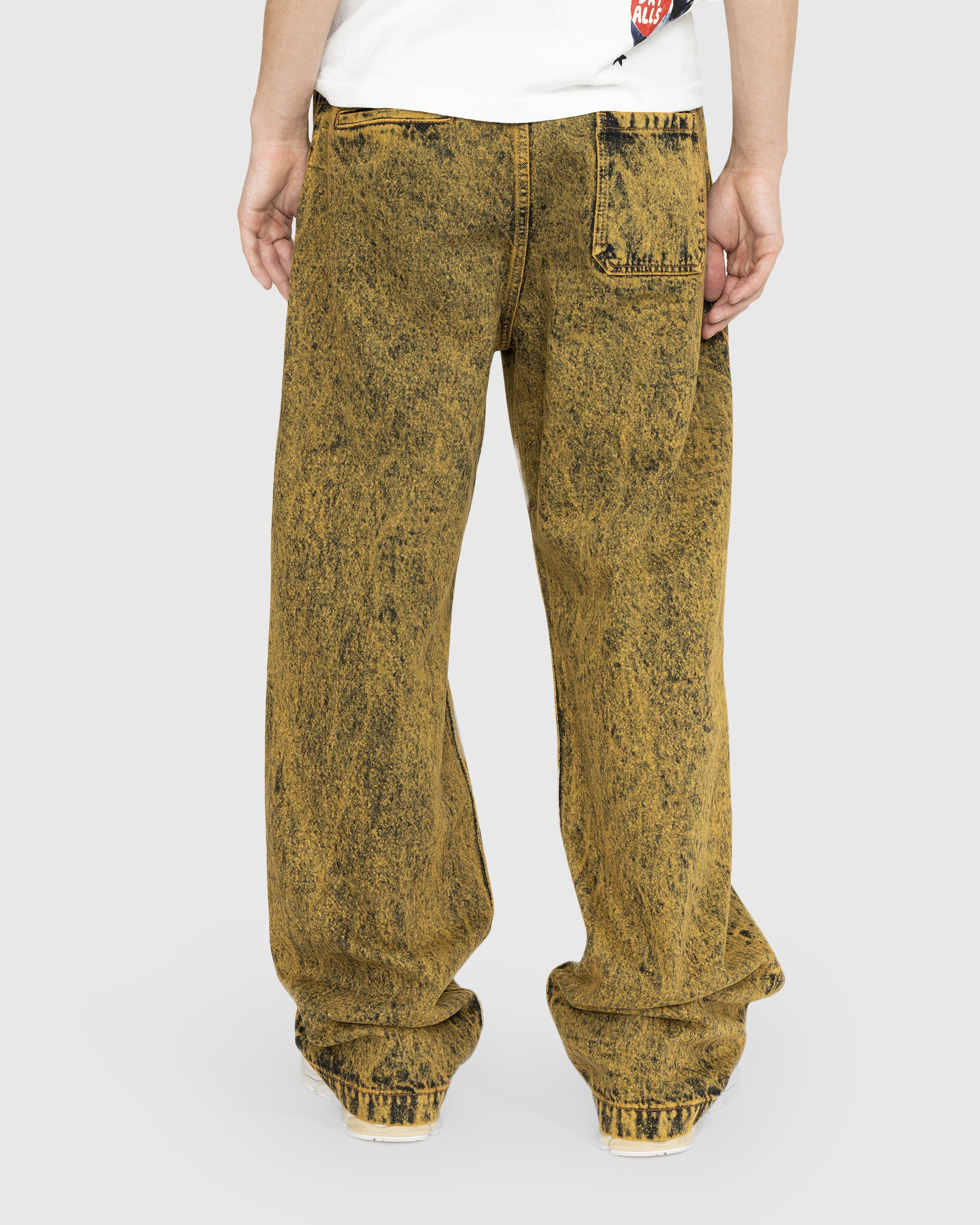 Marni - Marble-Dyed Trousers Maize - Clothing - Brown - Image 3