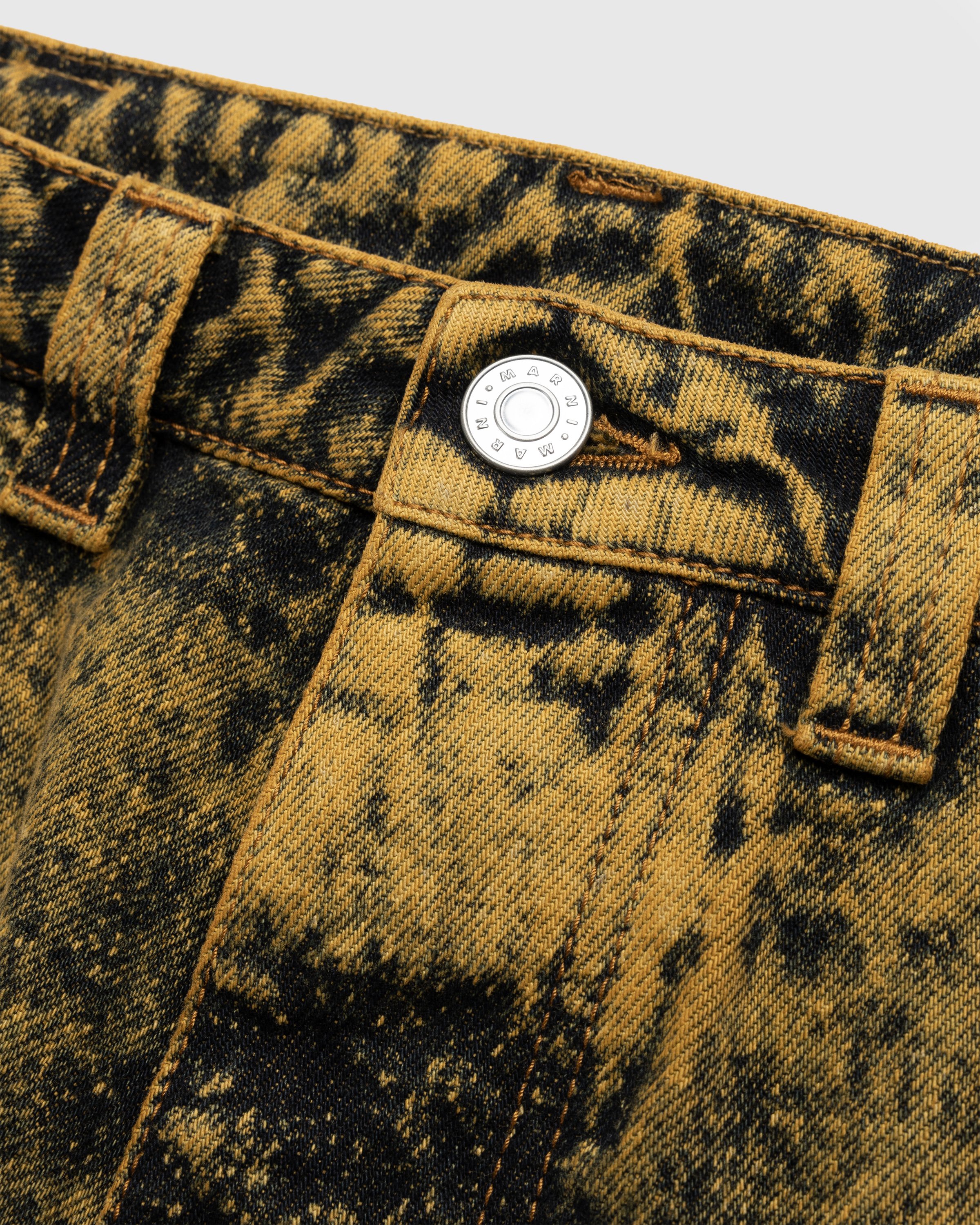 Marni - Marble-Dyed Trousers Maize - Clothing - Brown - Image 5