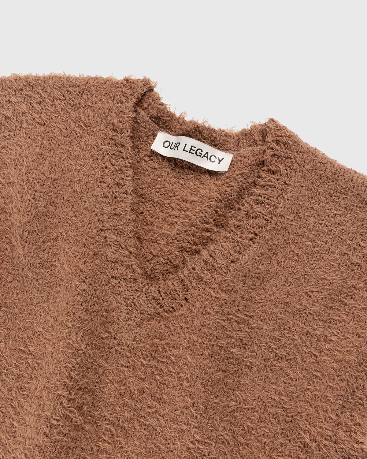 Our Legacy - Knitted Cotton Vest Caramel Cloudy - Clothing - Beige - Image 3