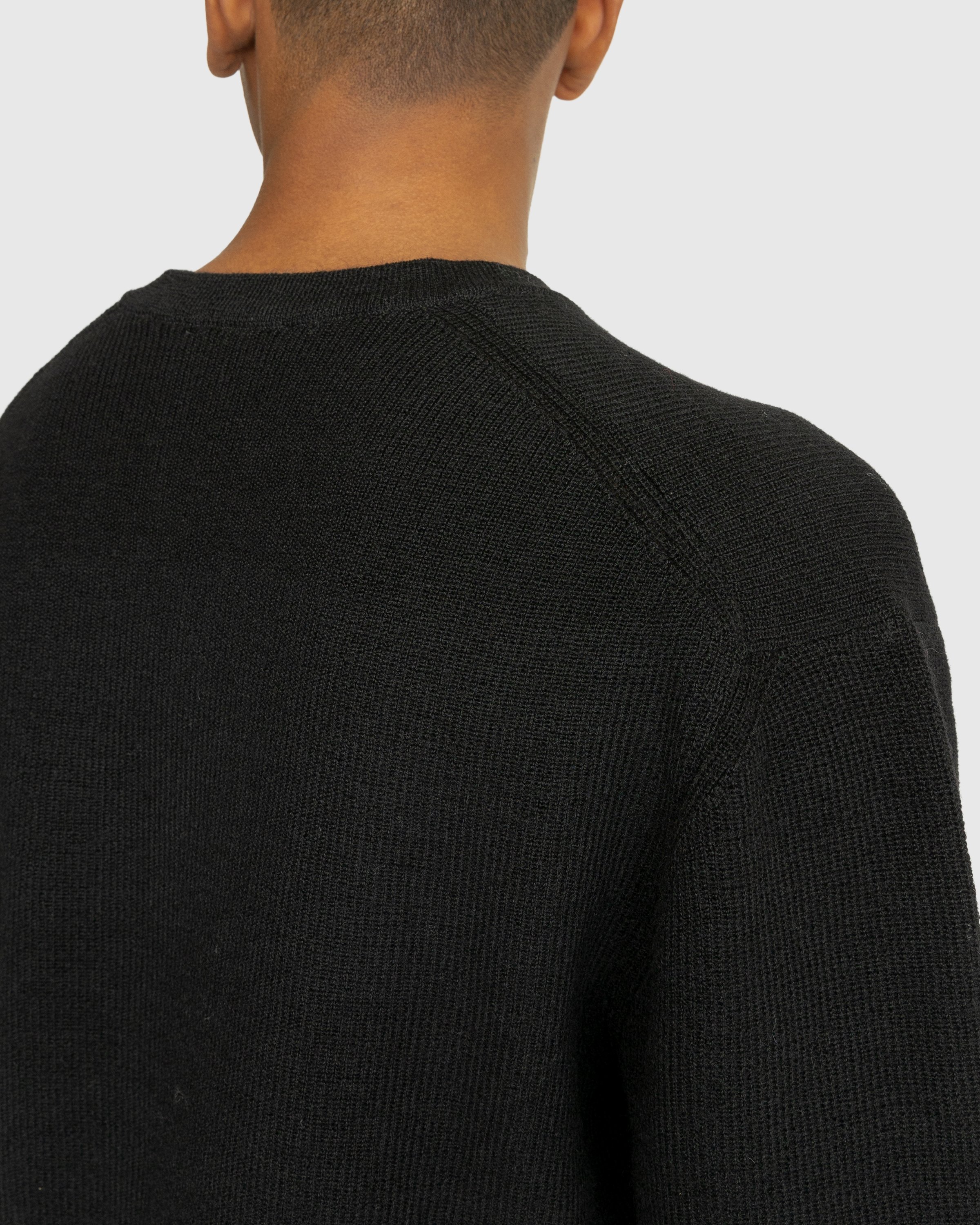Lemaire - V Neck Sweater Black - Clothing - Multi - Image 5