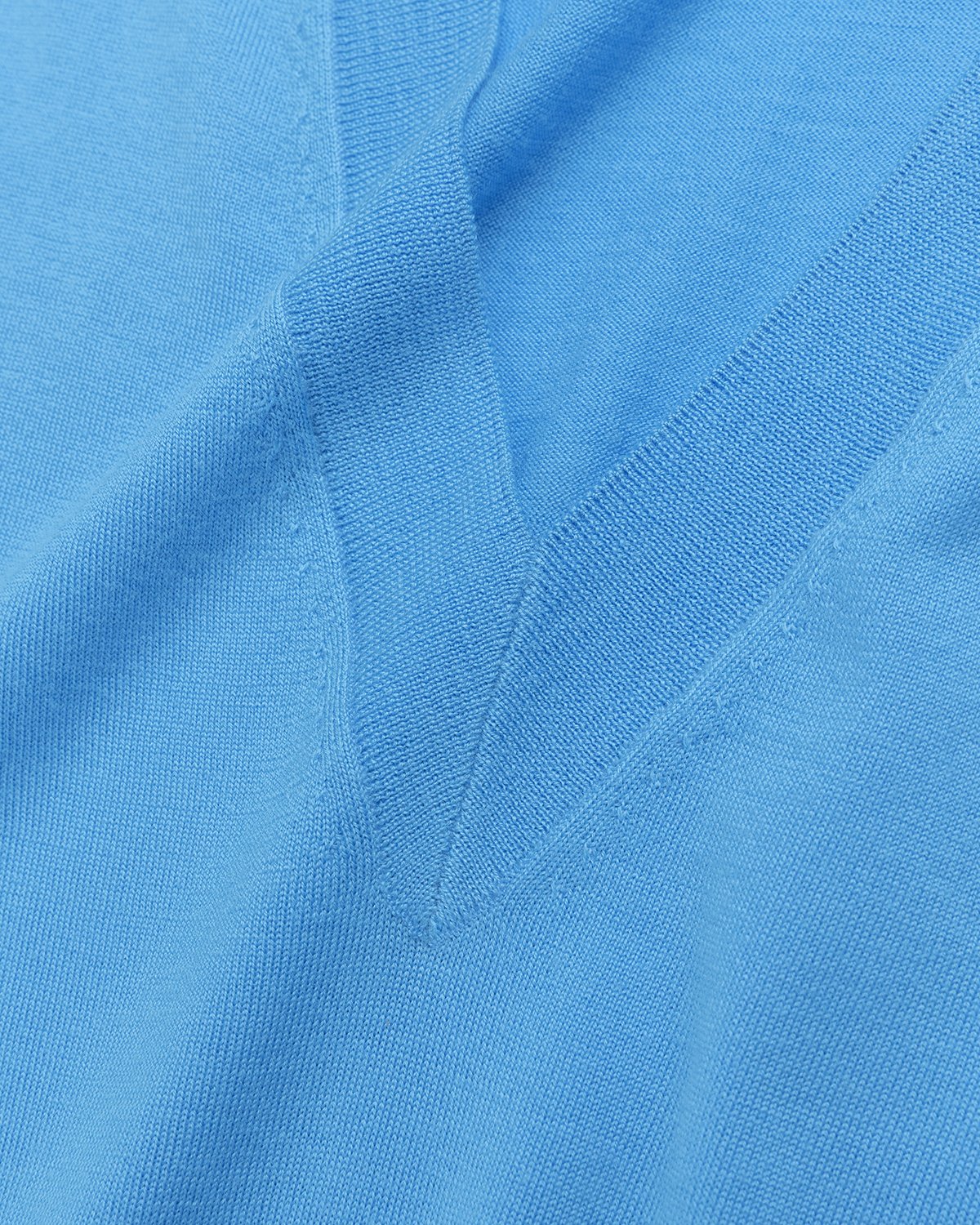Dries van Noten - Merino Sleeveless Sweater Madonna - Clothing - Blue - Image 4