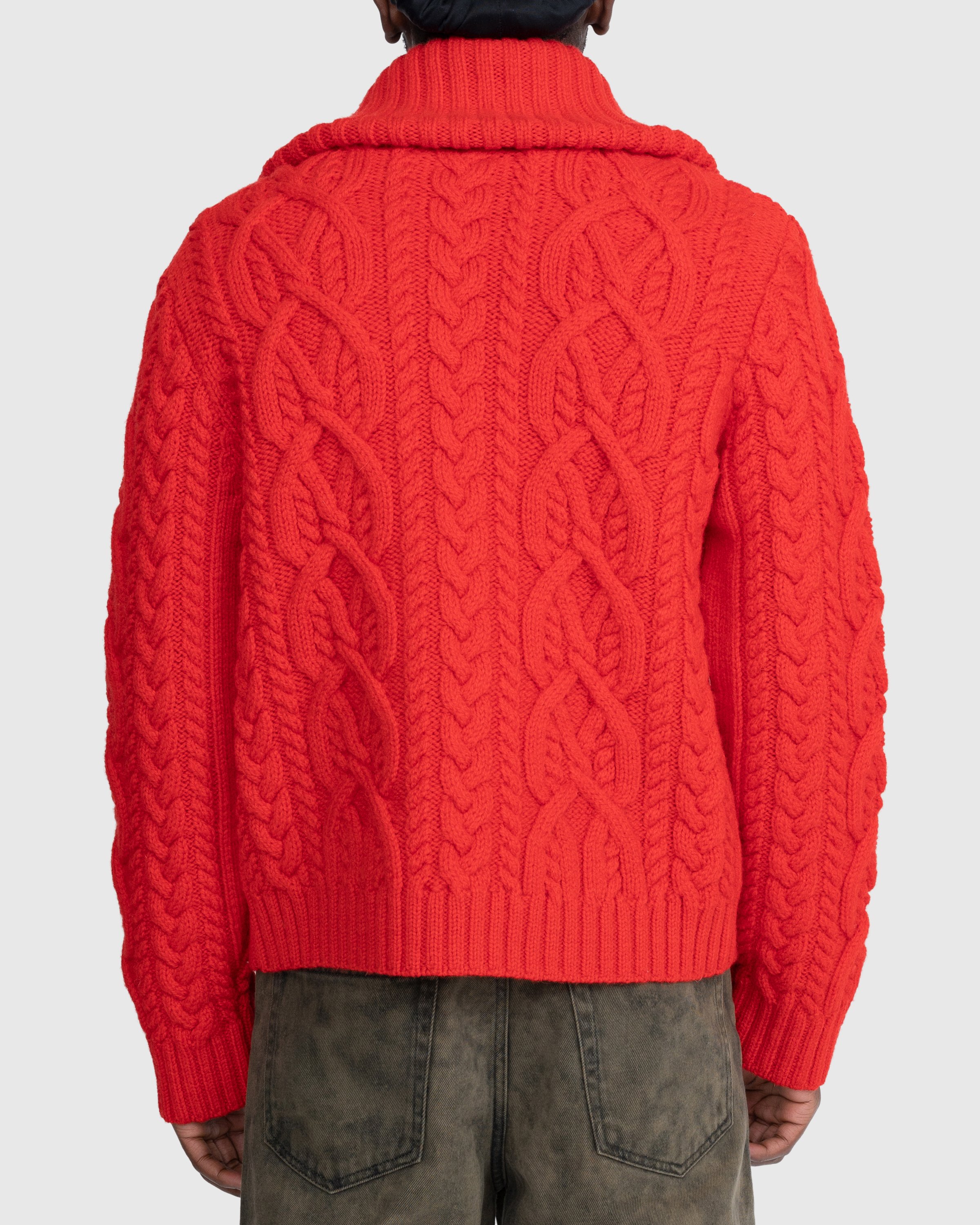 Dries van Noten - Naldo Cardigan Red - Clothing - Red - Image 4
