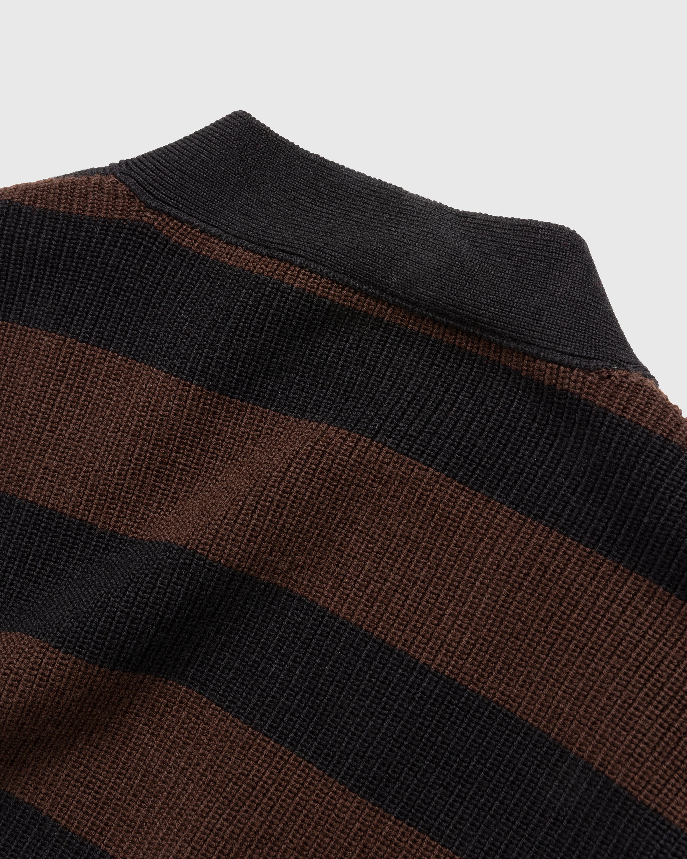 Kenzo - Striped Wool Cardigan Black - Clothing - Black - Image 3