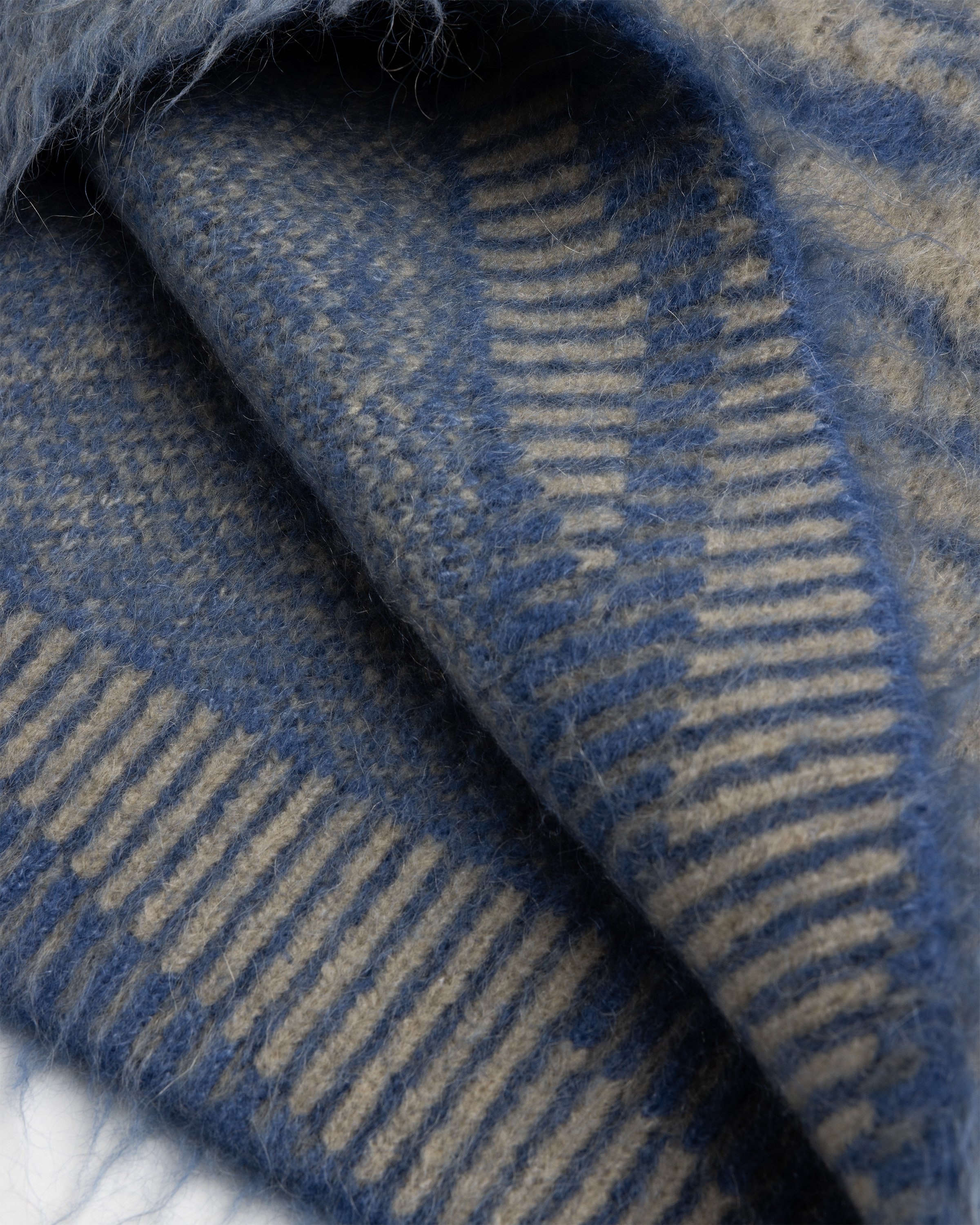 Acne Studios - Jacquard Crewneck Sweater Blue - Clothing - Blue - Image 6