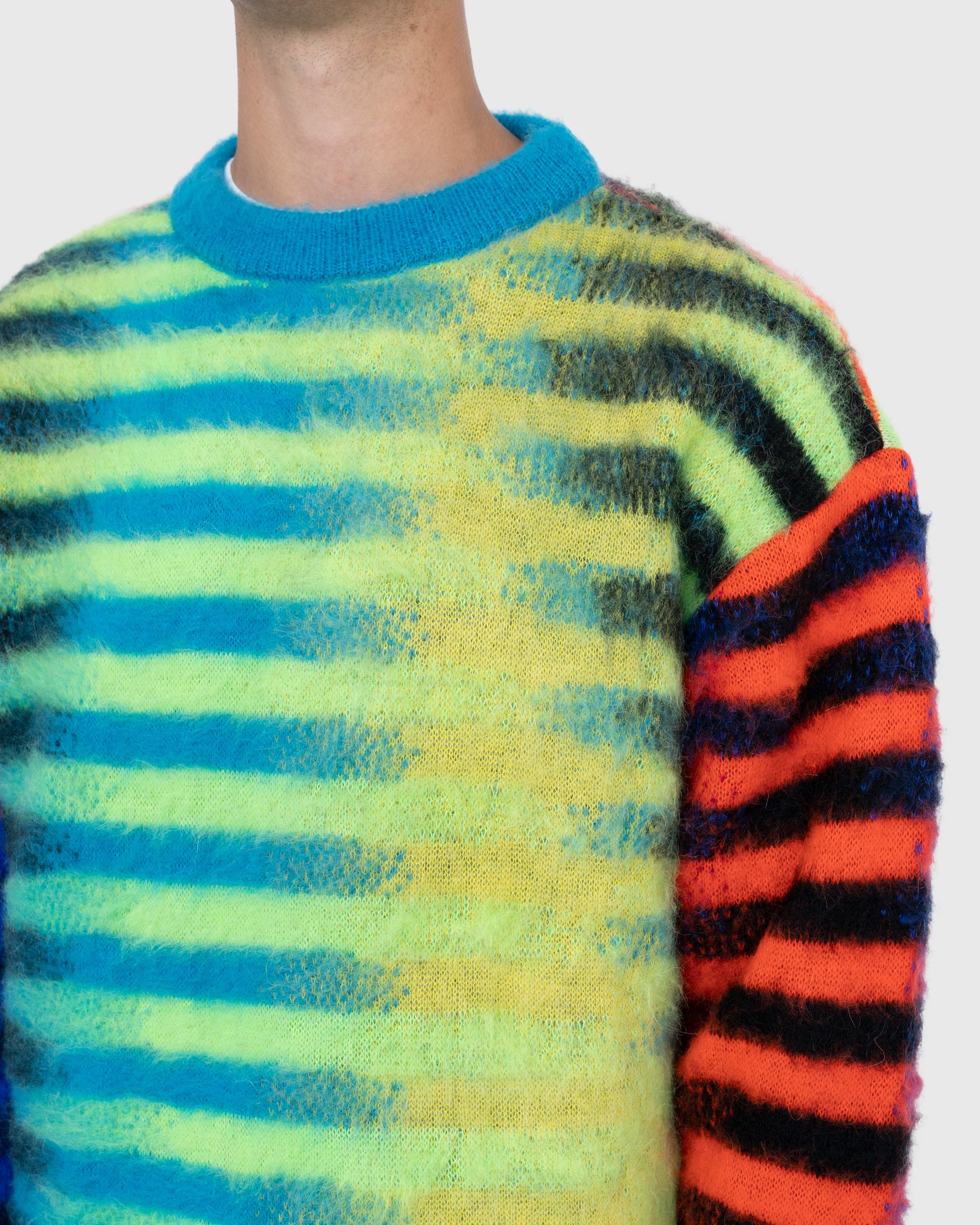 AGR - Striped Mohair Crewneck Sweater Multi - Clothing - Multi - Image 5