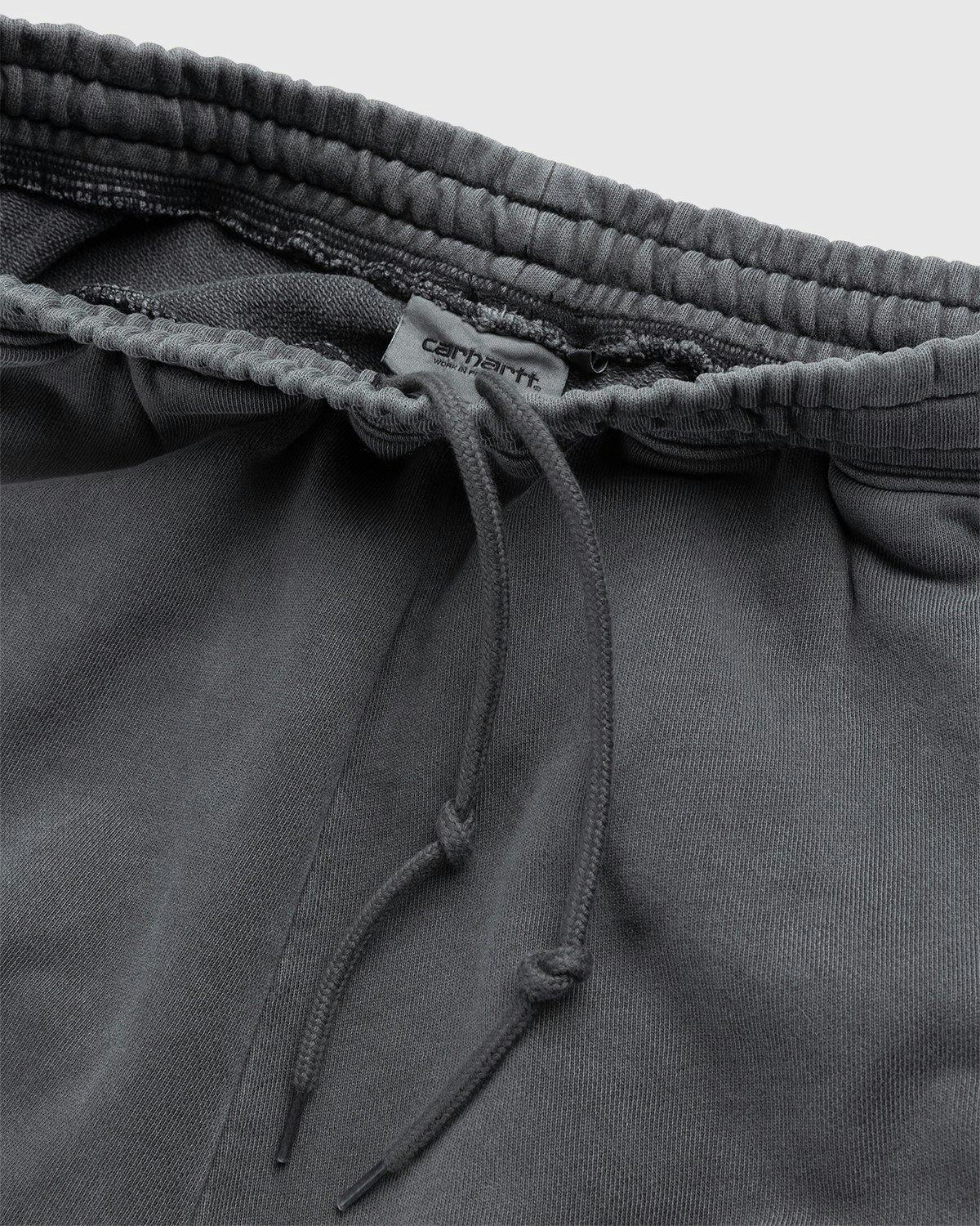 Carhartt WIP x Herrensauna - Logo Sweatpants Soot White - Clothing - Grey - Image 6