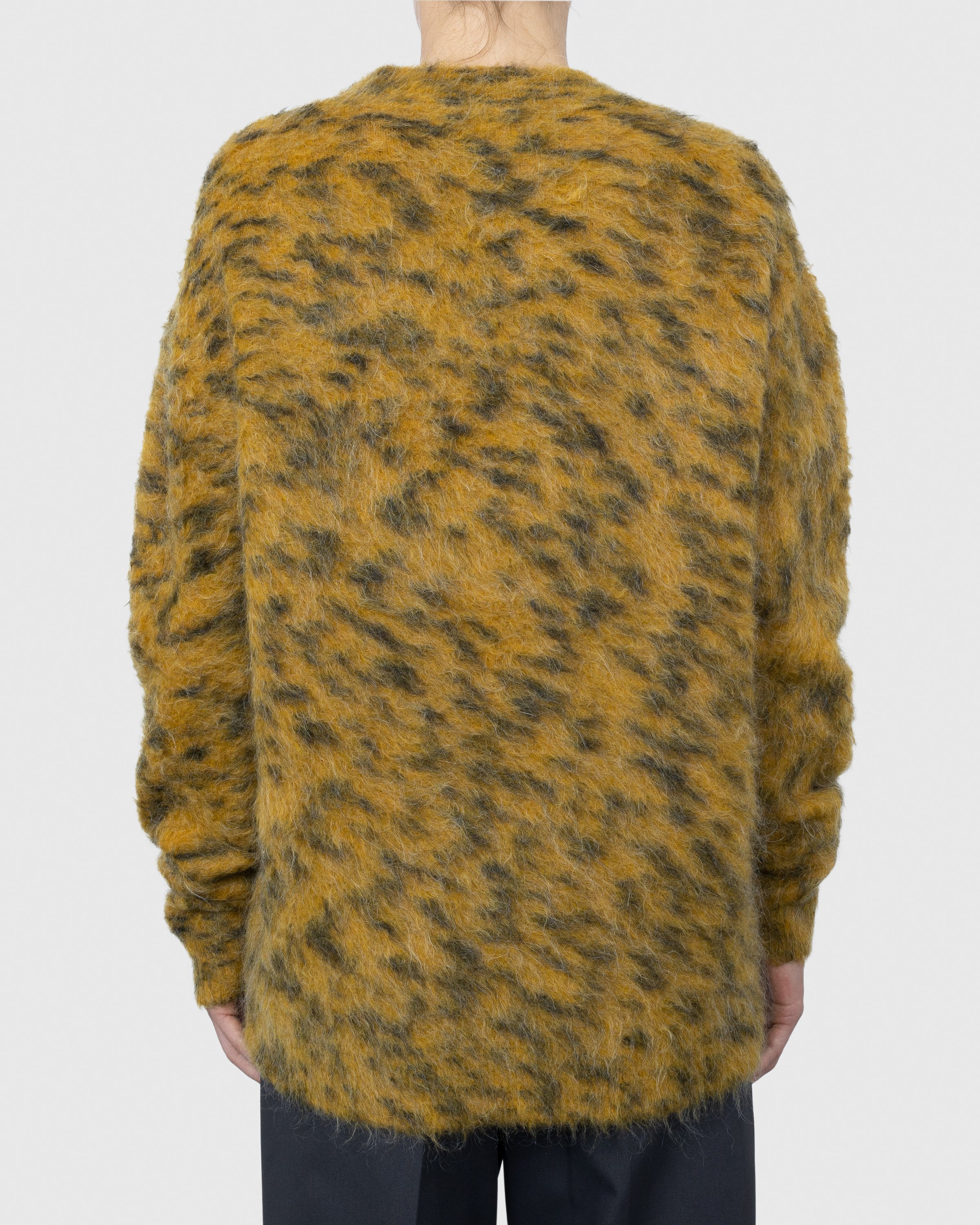 Acne Studios - Hairy Crewneck Sweater Yellow - Clothing - Yellow - Image 4