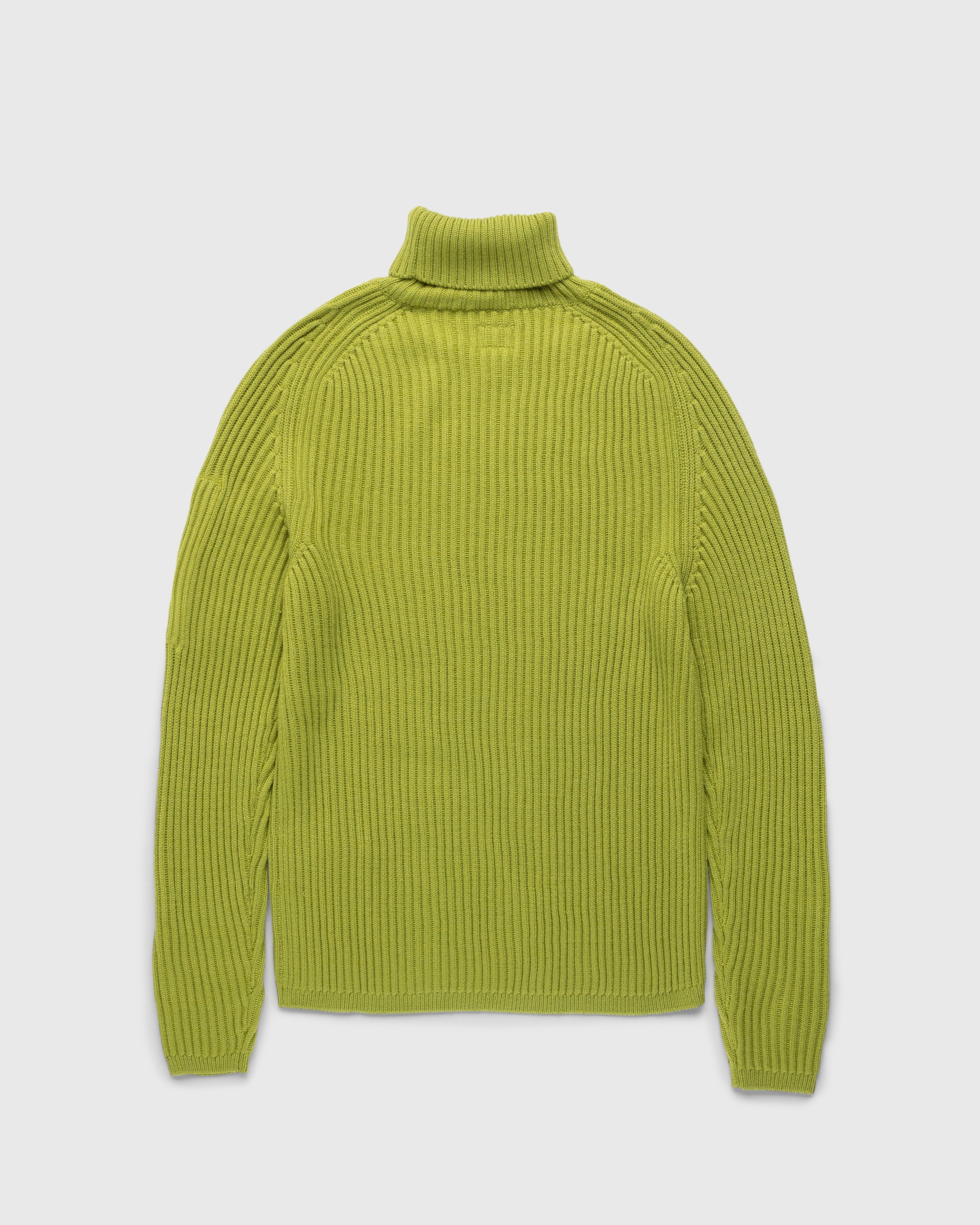 C.P. Company - Merino Wool Turtleneck Green - Clothing - Green - Image 2