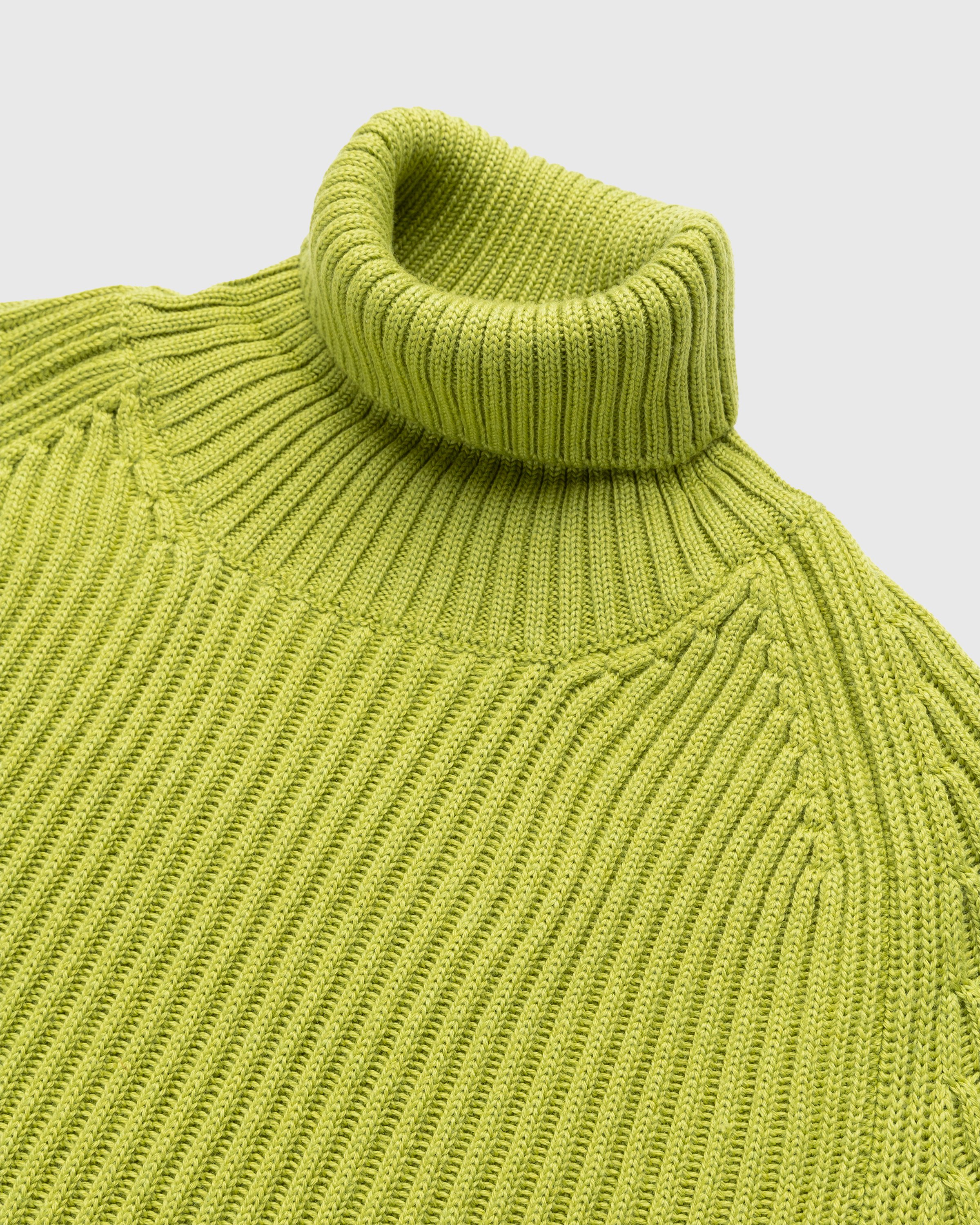 C.P. Company - Merino Wool Turtleneck Green - Clothing - Green - Image 7