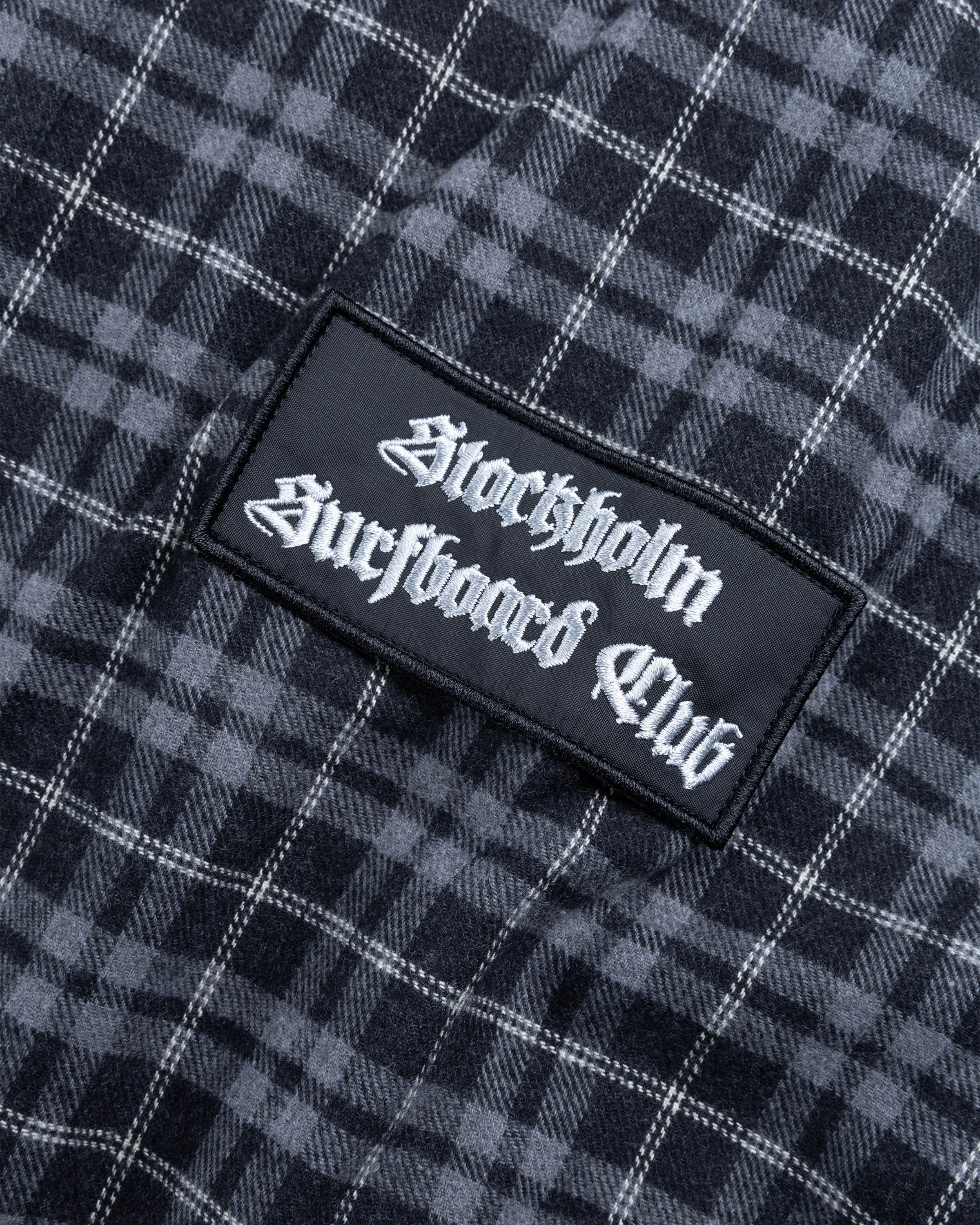 Stockholm Surfboard Club - Flynn Flannel Shirt Black - Clothing - Black - Image 6