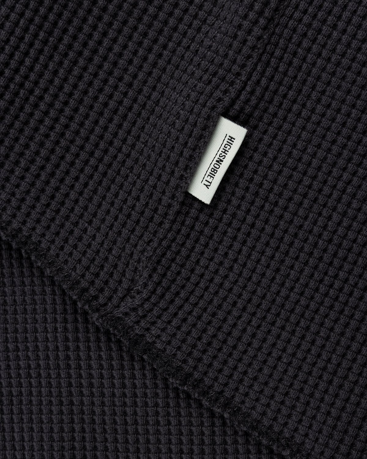 Highsnobiety - Thermal Staples Long Sleeve Black - Clothing - Black - Image 4