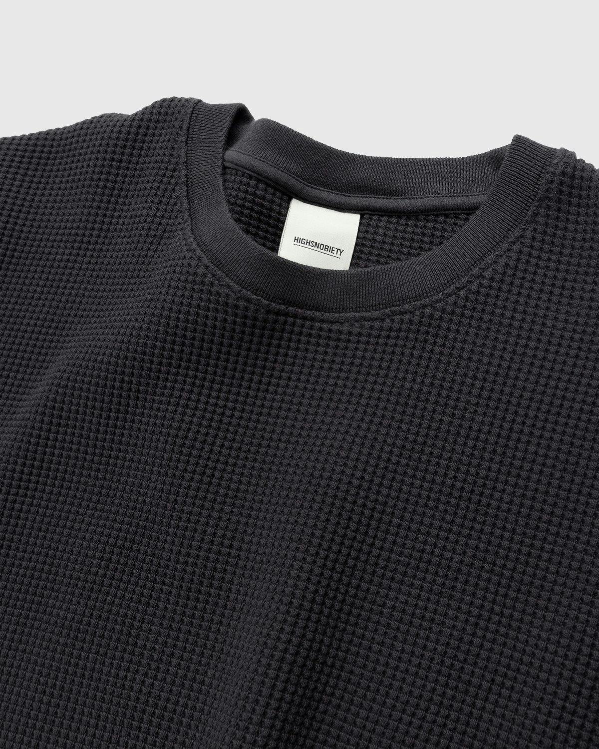 Highsnobiety - Thermal Staples Long Sleeve Black - Clothing - Black - Image 6