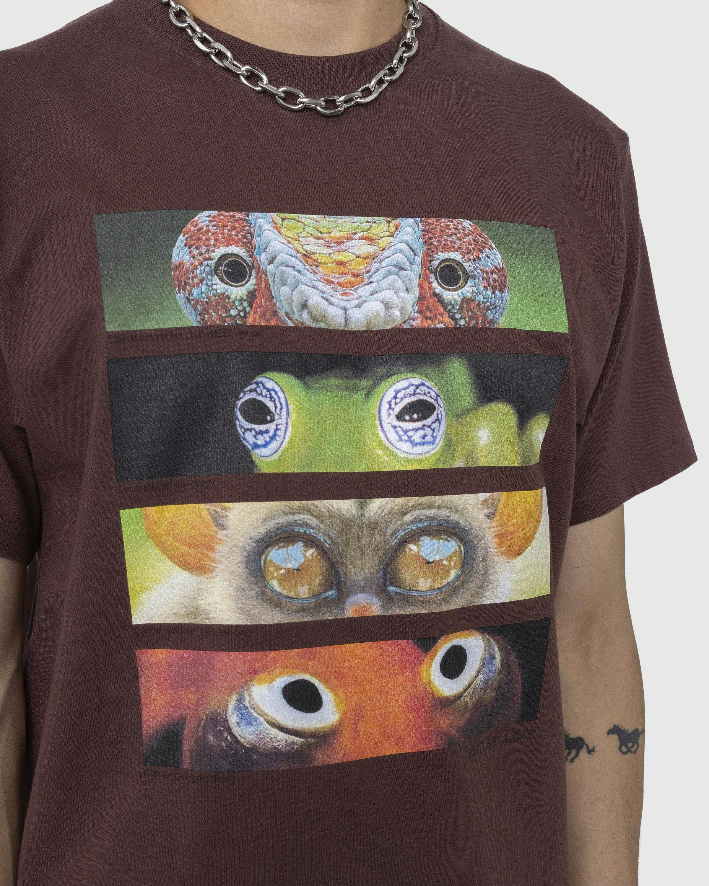 Gentle Fullness - Recycled Cotton Animal Eyes Tee Multi - Clothing - Brown - Image 4