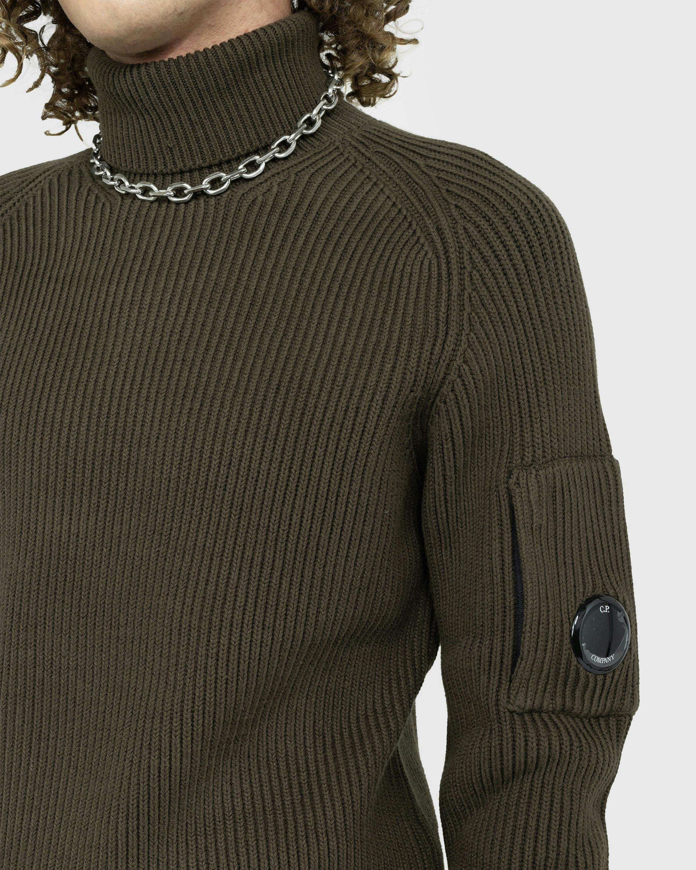 C.P. Company - Knit Fisherman Jumper Ivy Green - Clothing - Green - Image 7