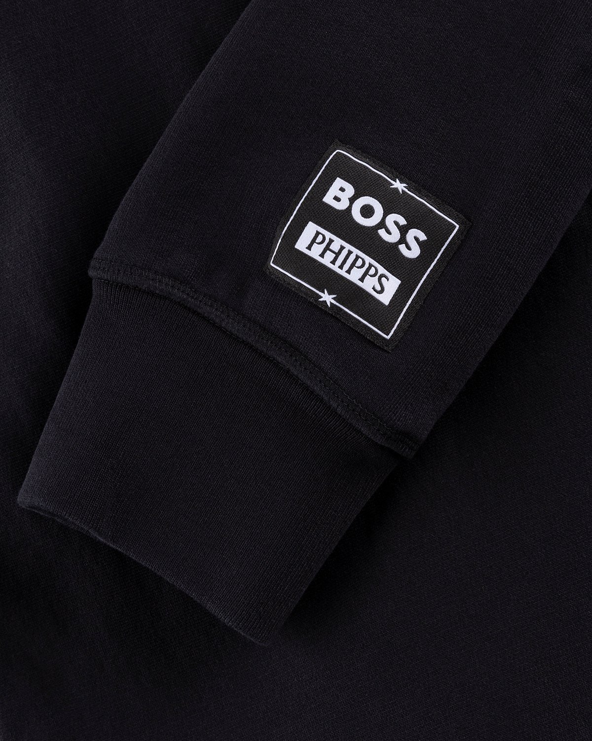 BOSS x Phipps - Co-Branded Organic Cotton Sweatshirt Black - Clothing - Black - Image 3