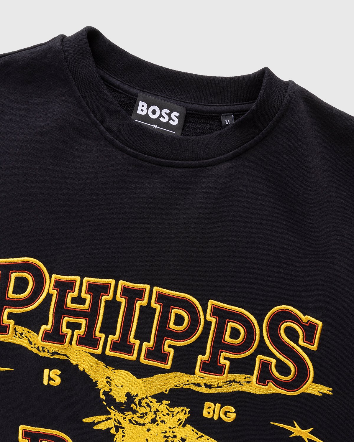 BOSS x Phipps - Co-Branded Organic Cotton Sweatshirt Black - Clothing - Black - Image 5