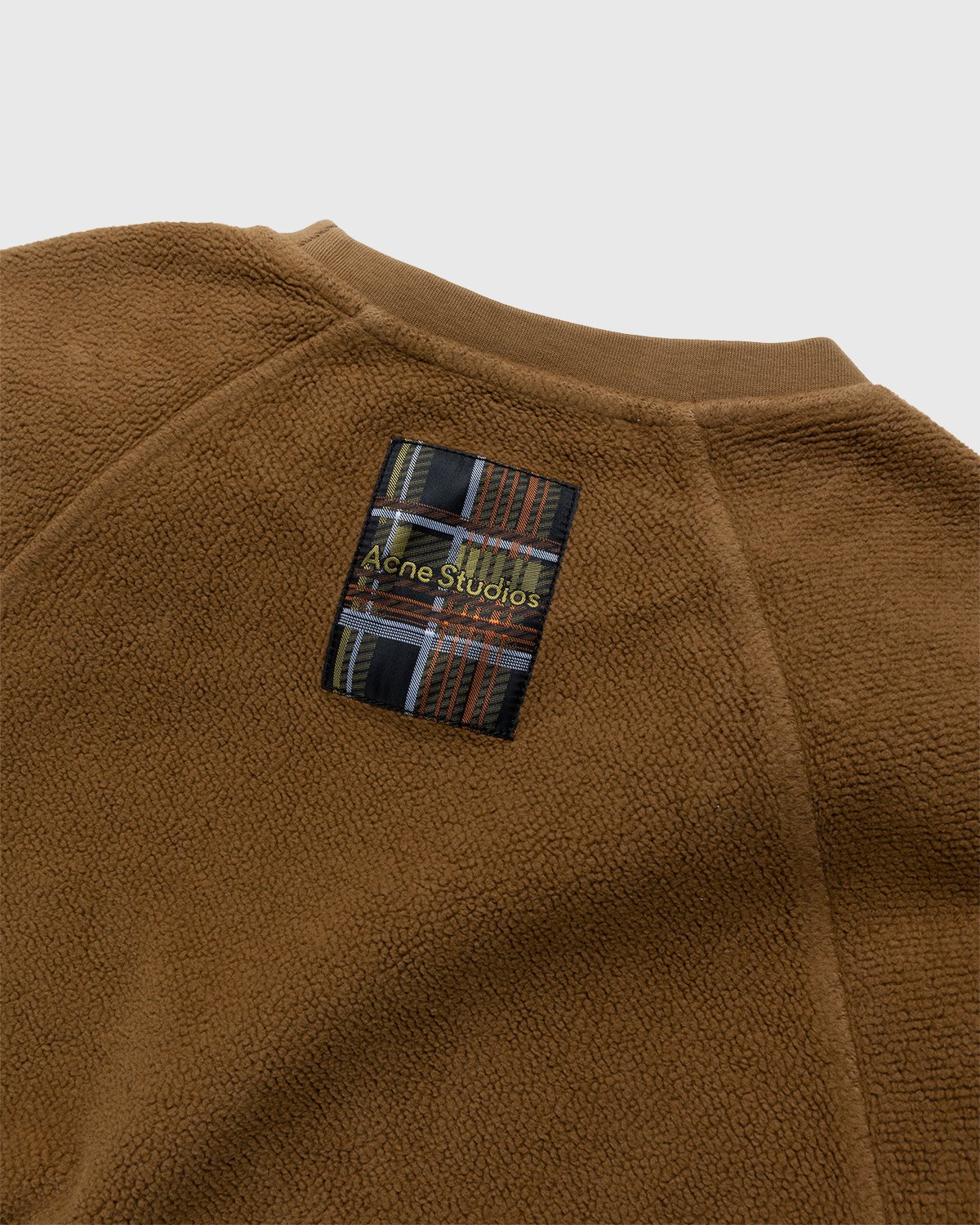 Acne Studios - Crew Neck Sweatshirt Almond Brown - Clothing - Brown - Image 3
