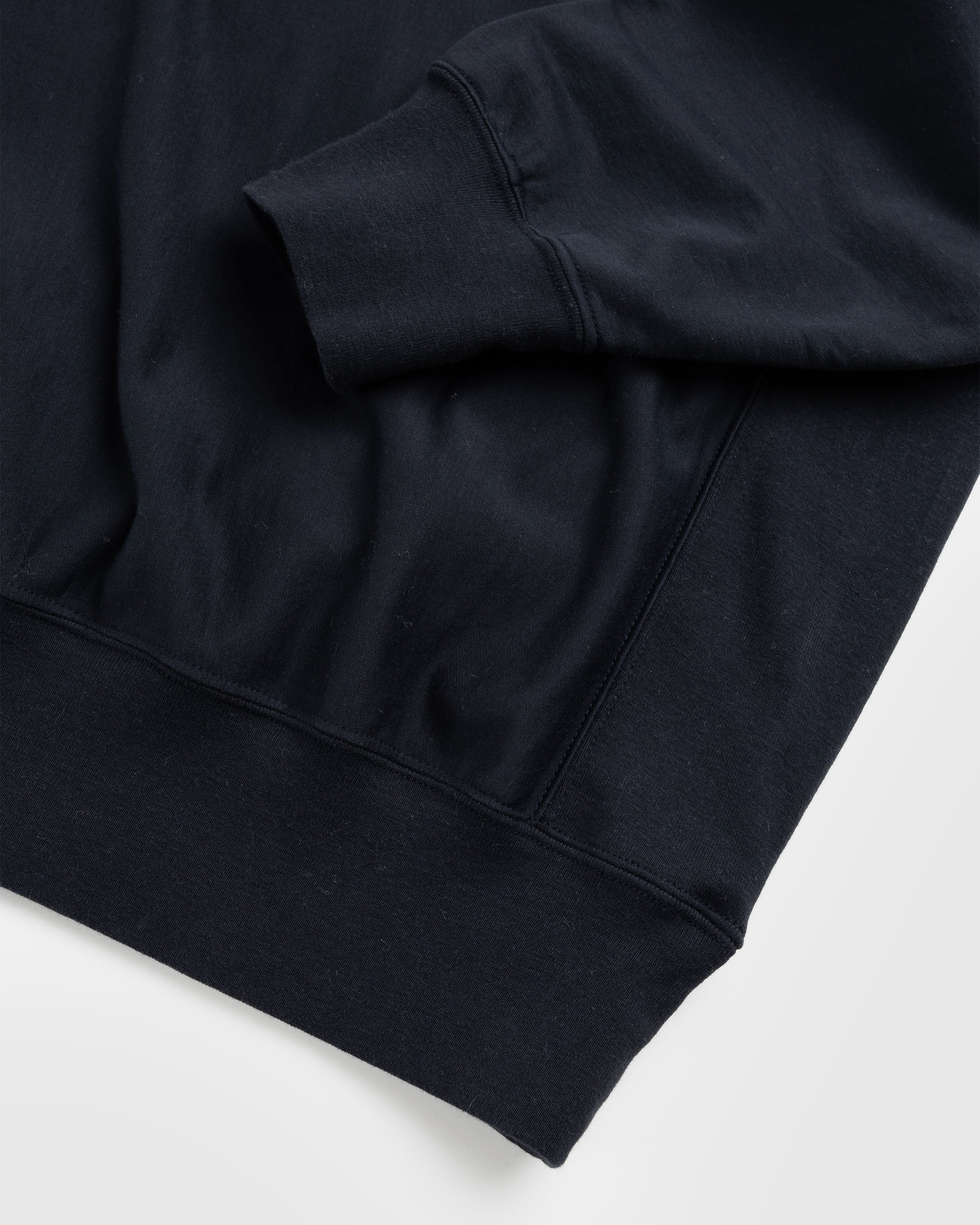Auralee - Elastic High Gauge Sweat Pullover Ink Black - Clothing - Black - Image 6