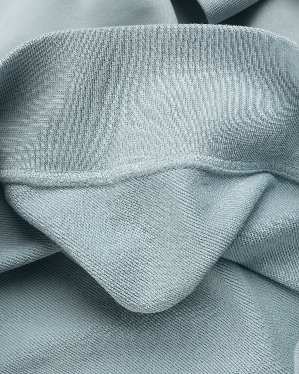 Stone Island - 63051 Garment-Dyed Cotton Fleece Crewneck Aqua - Clothing - Blue - Image 6