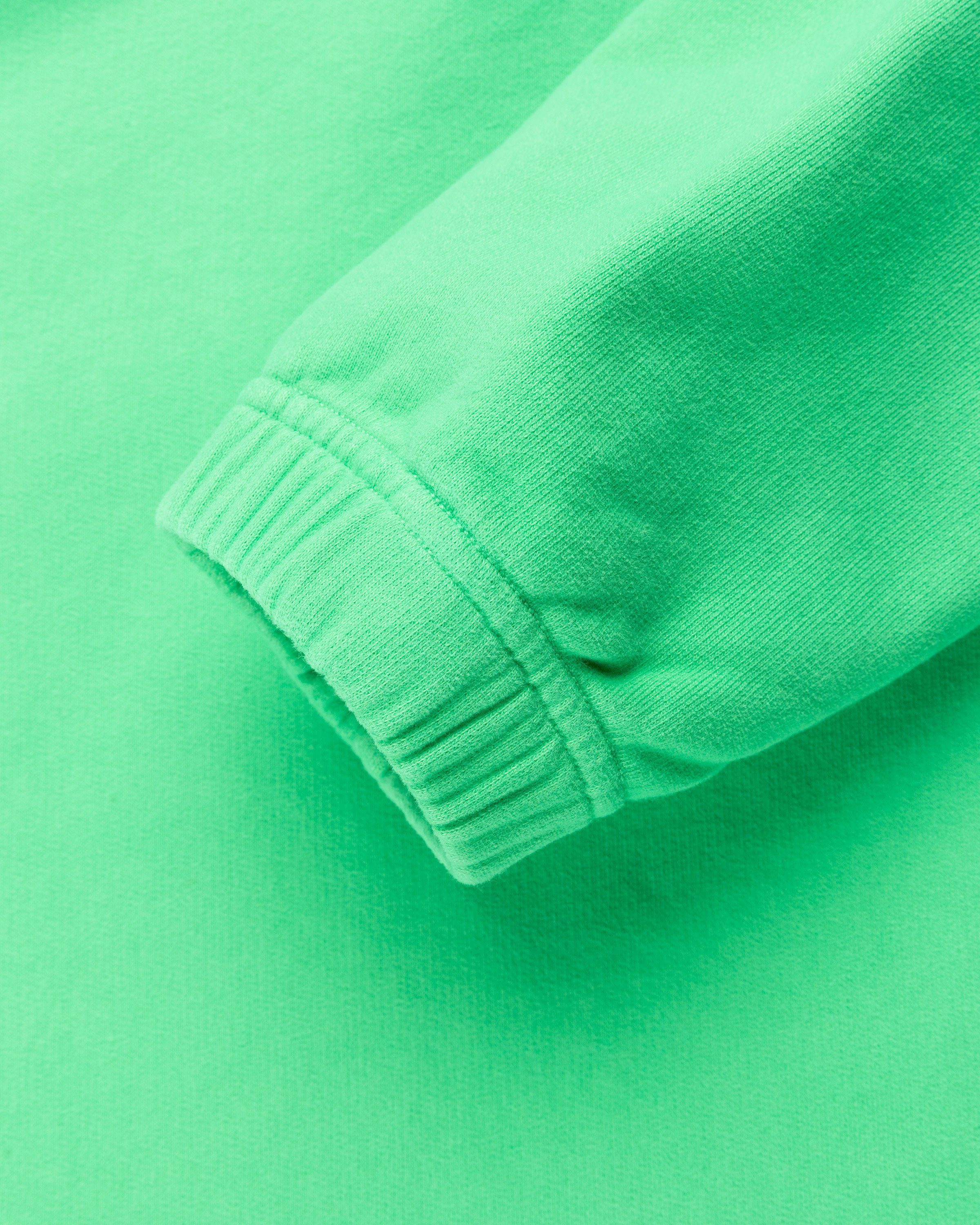 Stone Island - Garment-Dyed Fleece Crewneck Sweatshirt Light Green - Clothing - Green - Image 6