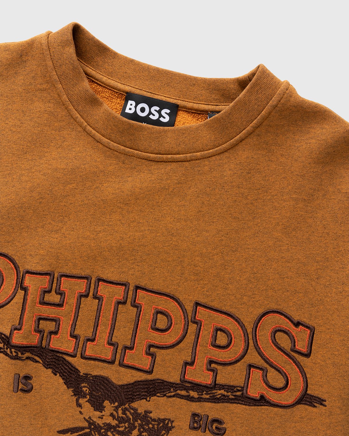 BOSS x Phipps - Co-Branded Organic Cotton Sweatshirt Orange - Clothing - Orange - Image 4