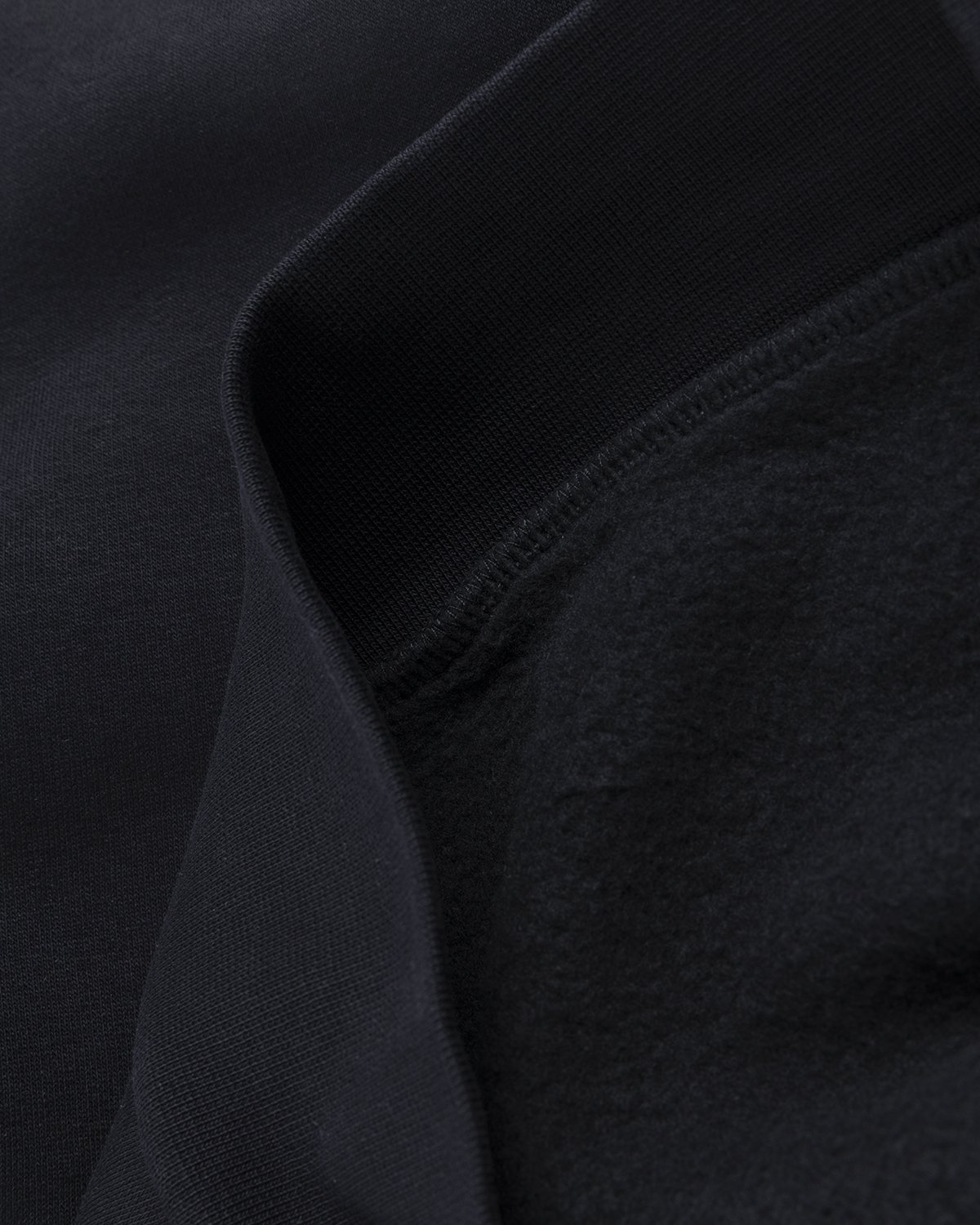 Acne Studios - Brushed Sweatshirt Black - Clothing - Black - Image 3