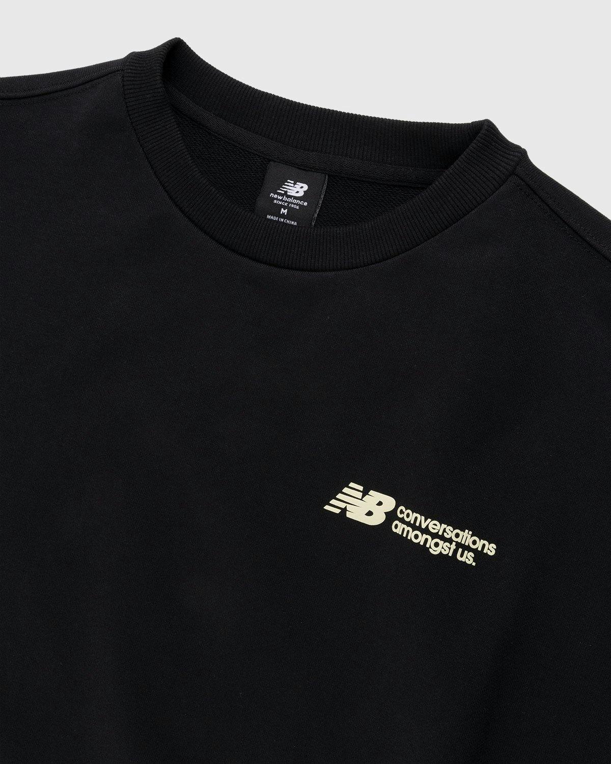 New Balance - Conversations Amongst Us Crew Black - Clothing - Black - Image 6