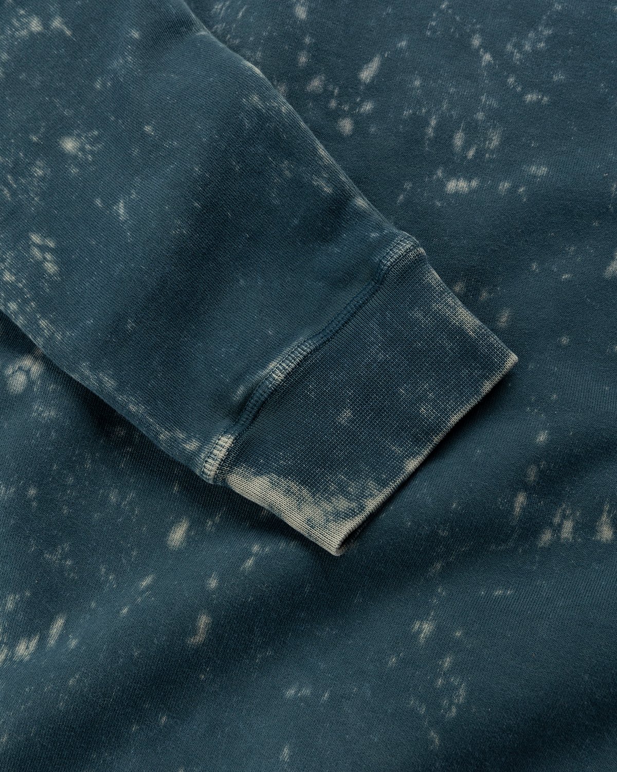 Stone Island - 61538 Garment-Dyed Cotton Fleece Crewneck Mid Blue - Clothing - Blue - Image 7