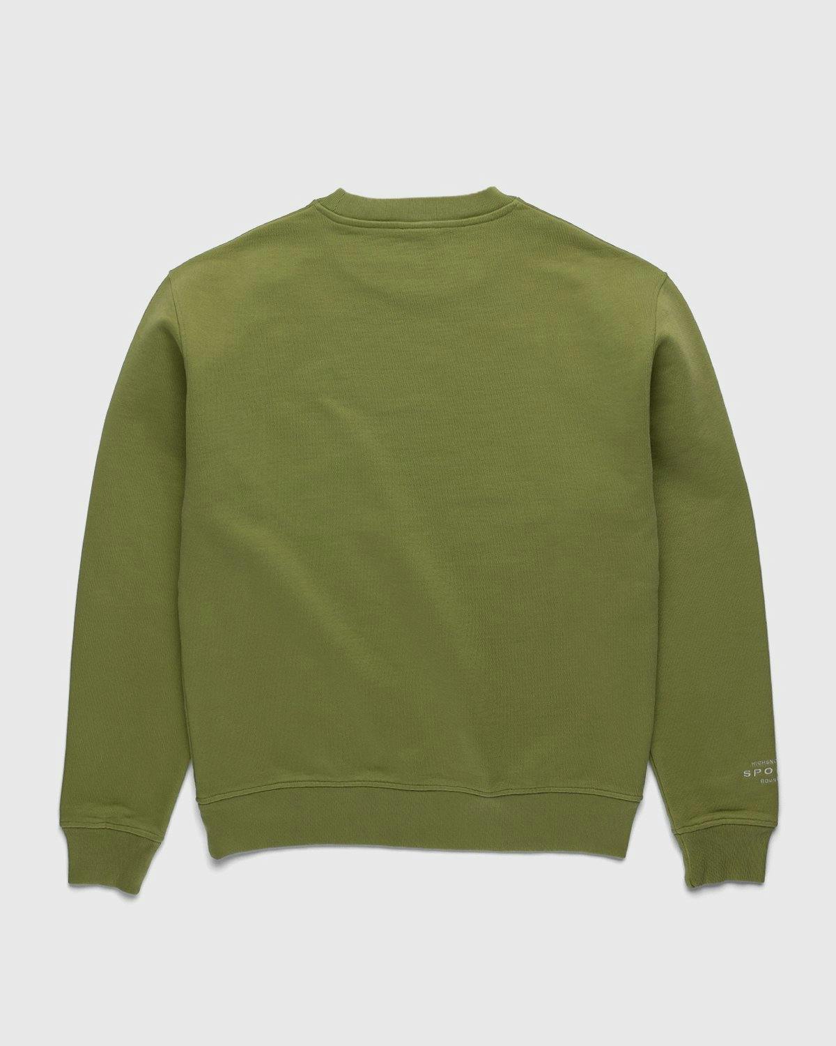 Highsnobiety - HS Sports Logo Crew Green - Clothing - Green - Image 2