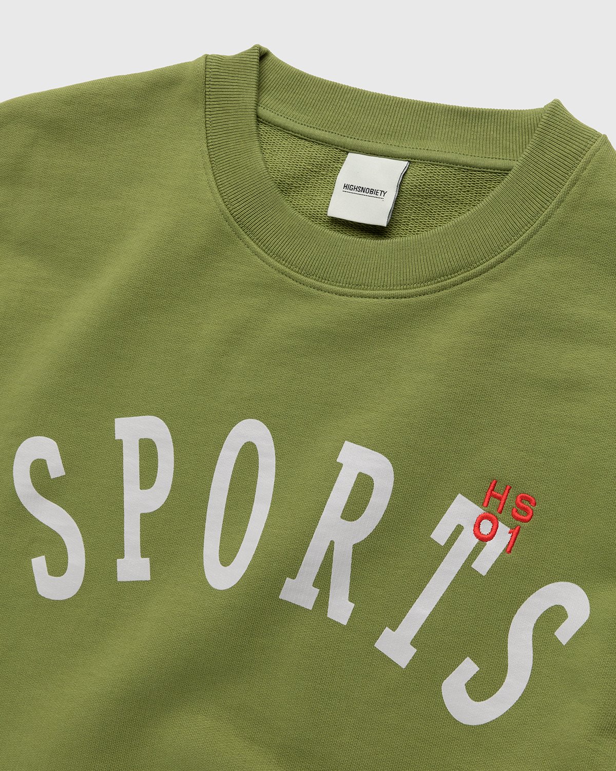 Highsnobiety - HS Sports Logo Crew Green - Clothing - Green - Image 4
