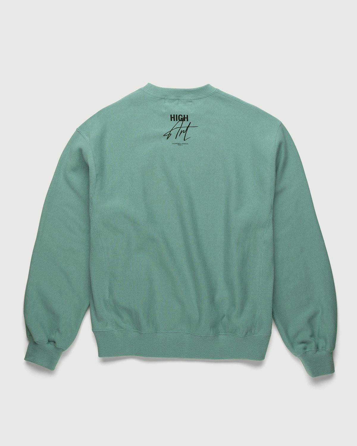 Nanzuka x Roby x Highsnobiety - Crewneck Turquoise - Clothing - Green - Image 2